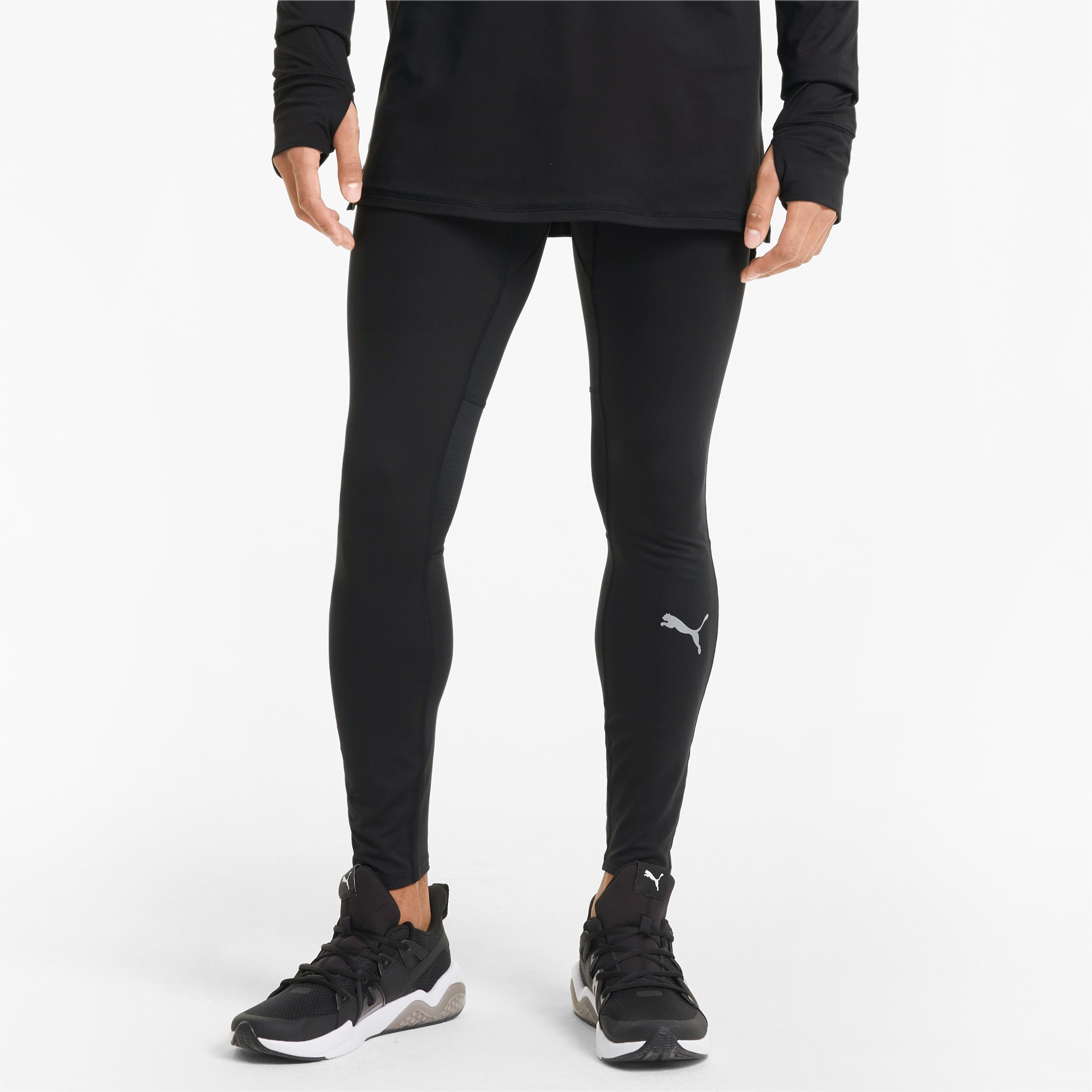 Favourite Long Men's Running Tights, Puma Black, PUMA Shop All Puma