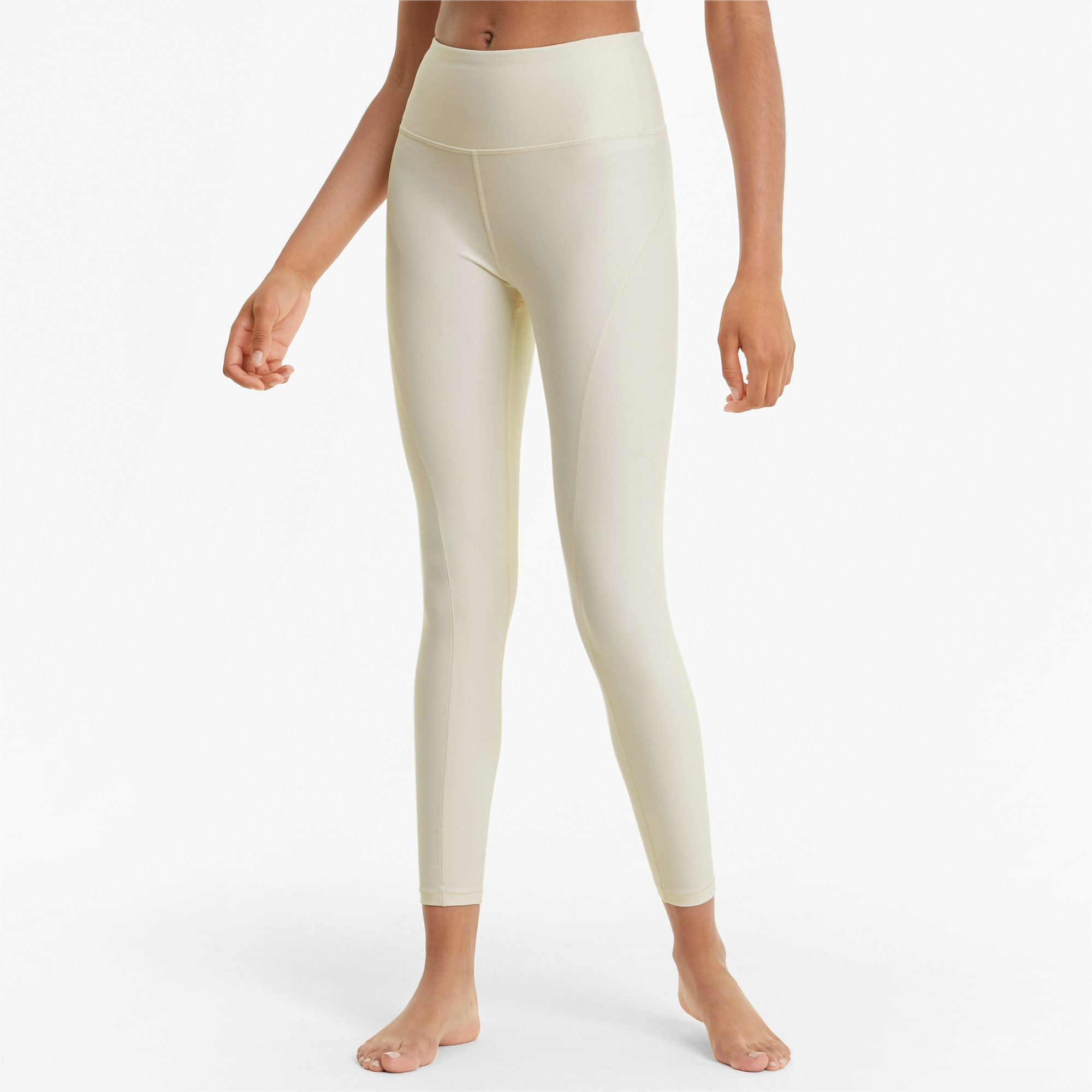 Legging de sport taille haute 7/8 Studio Yogini Luxe femme | Eggnog Heather  | PUMA Collection Femme | PUMA France