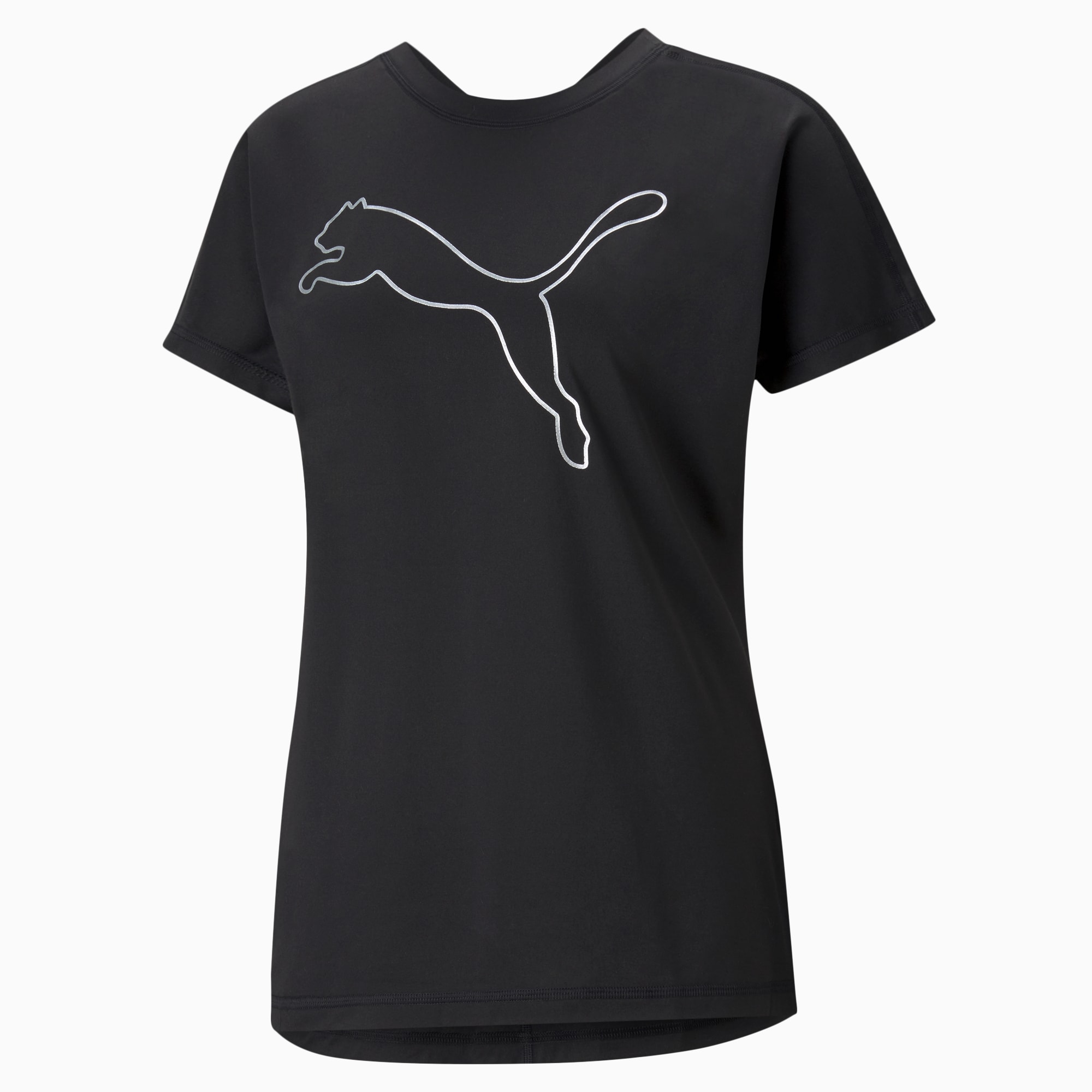Favourite Cat Jersey Women's Training Tee, Puma Black, large-SEA
