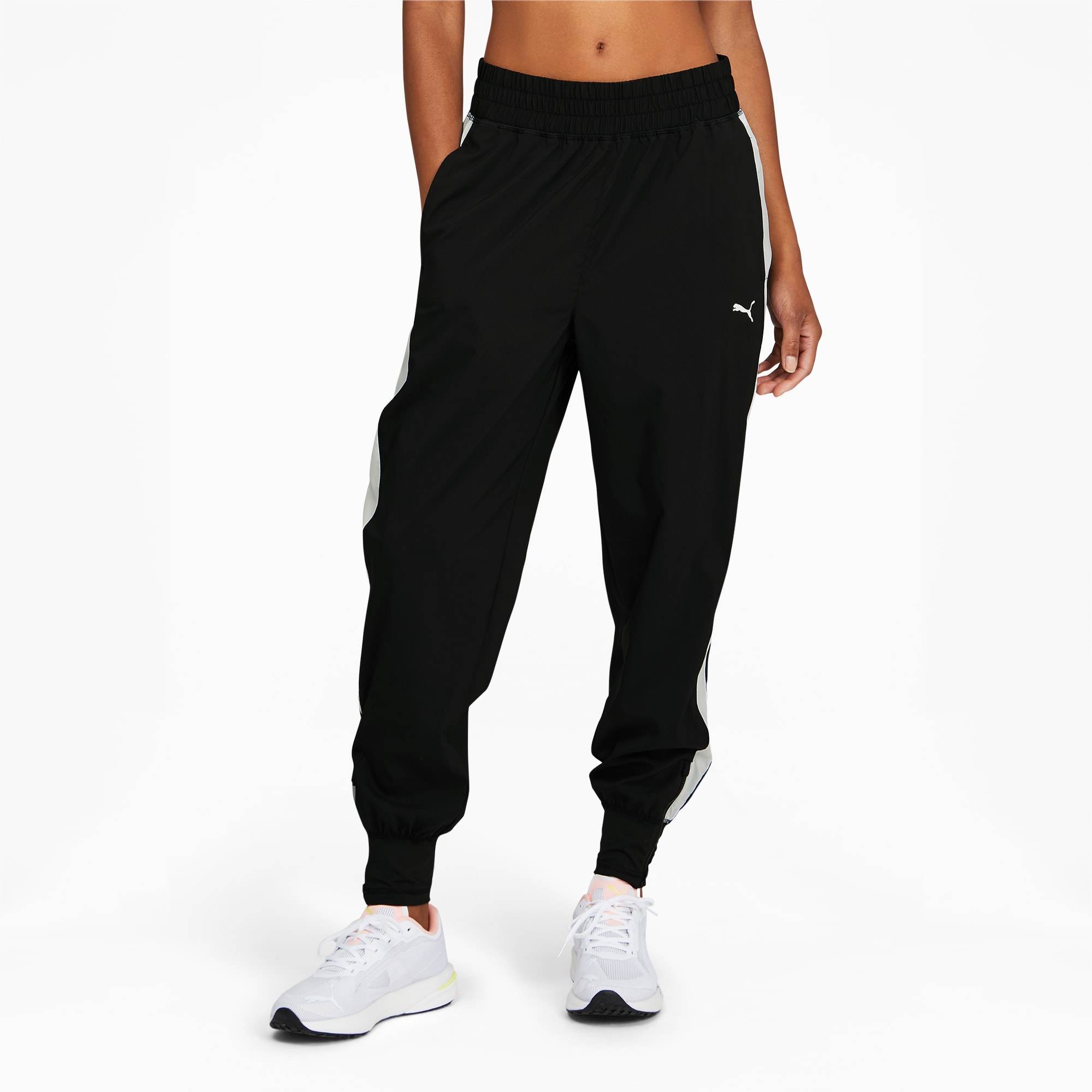 Puma Women's Regular Track Pants (67810351_Black-CAT 