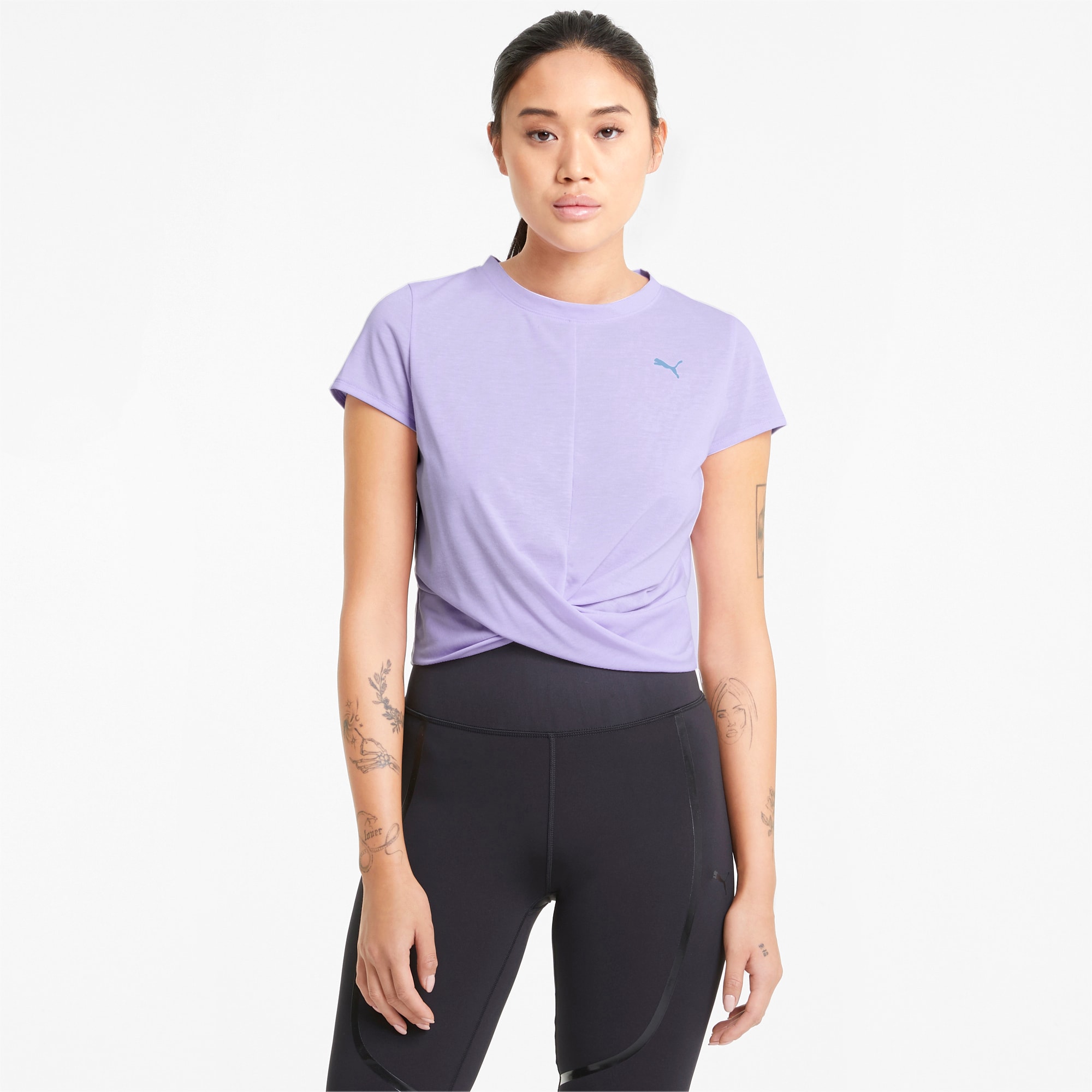 Twisted Women's Training Tee, Light Lavender, large-SEA