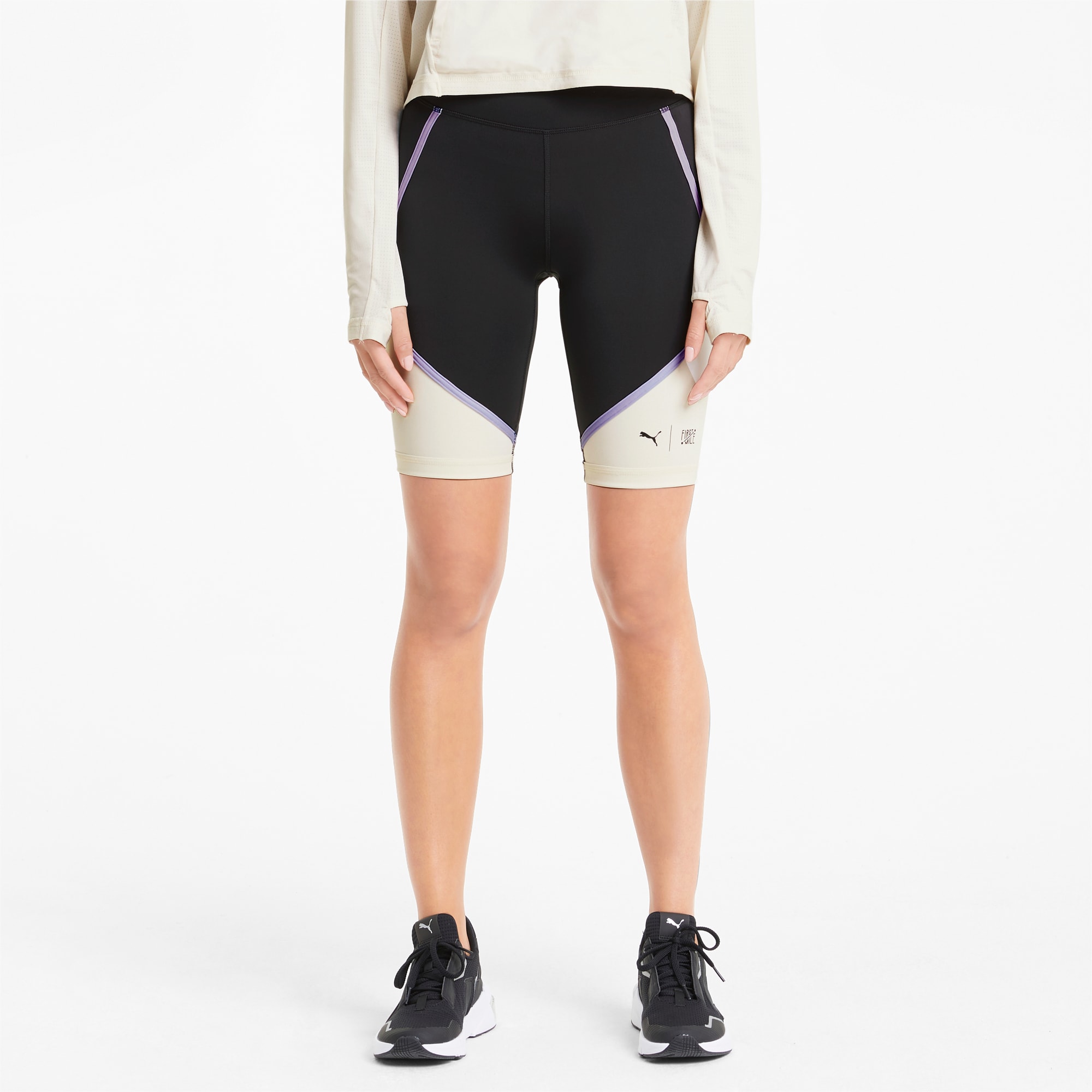 women puma biker shorts