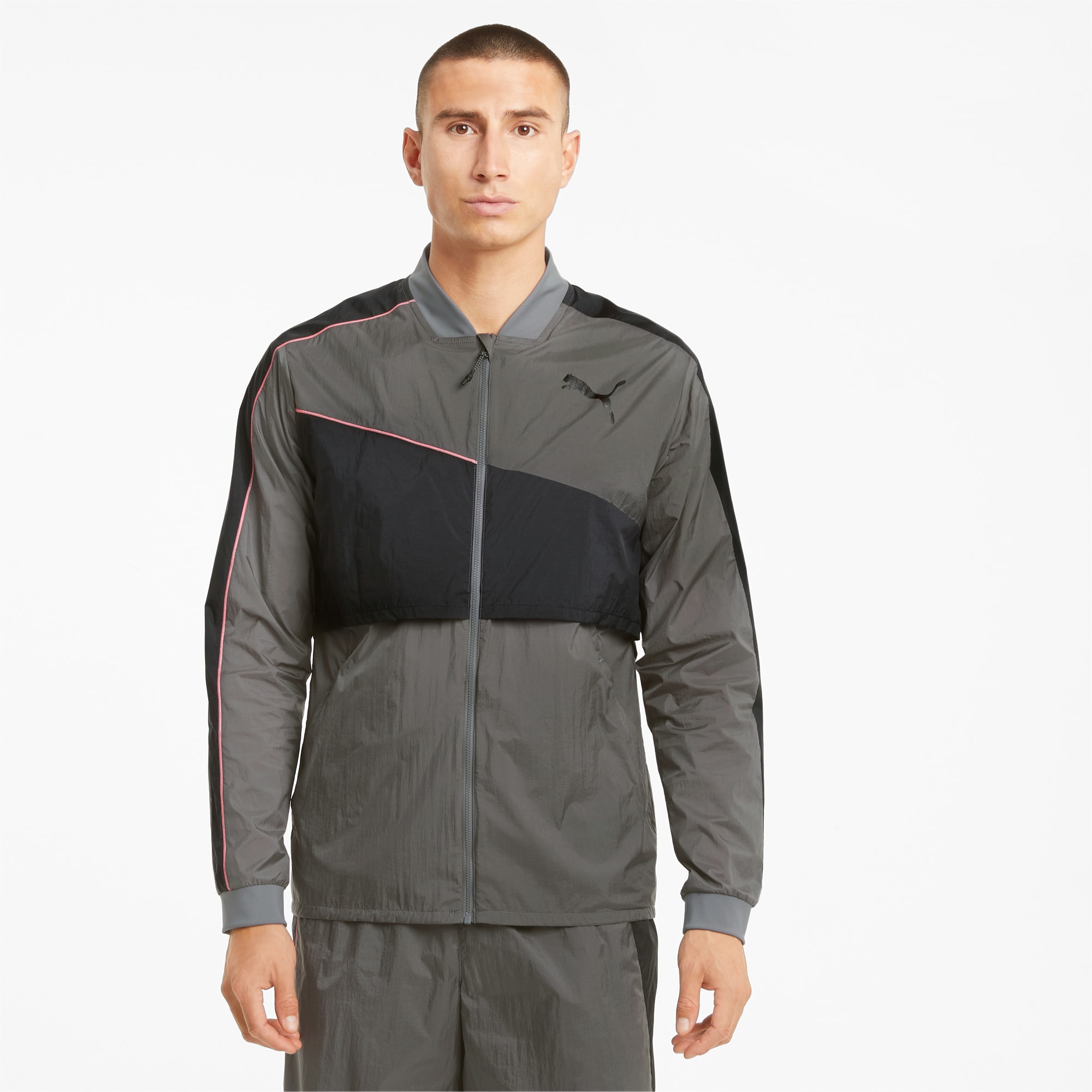 mens running jacket with phone pocket