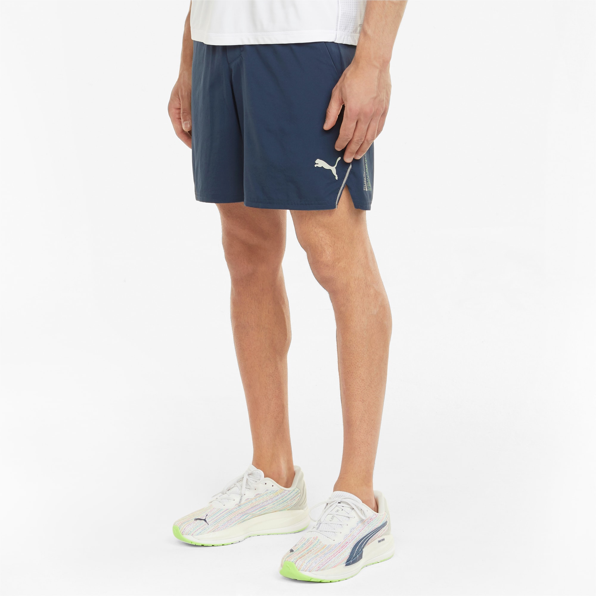 Puma navy shorts online