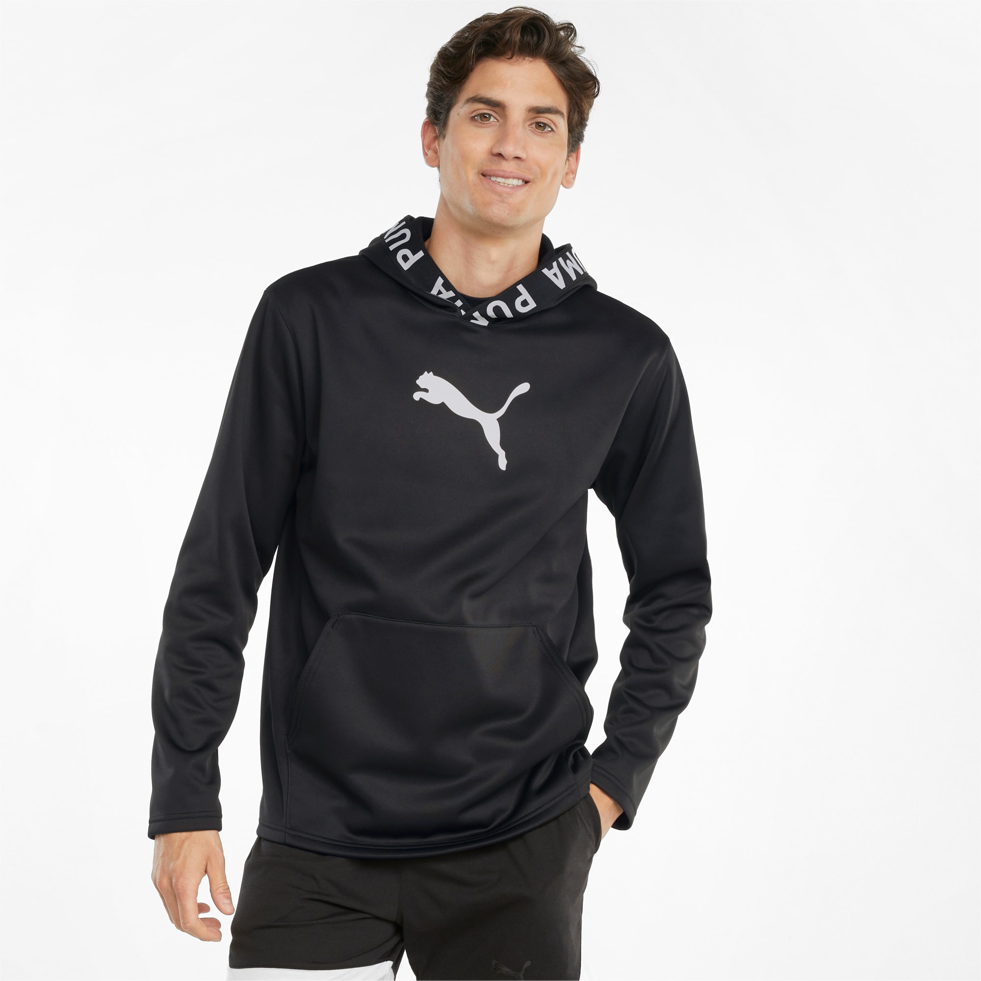 Femme Vêtements homme Articles de sport et dentraînement homme Sweats à capuche REBEL FZ HOOD Sweat-shirt PUMA en coloris Noir 