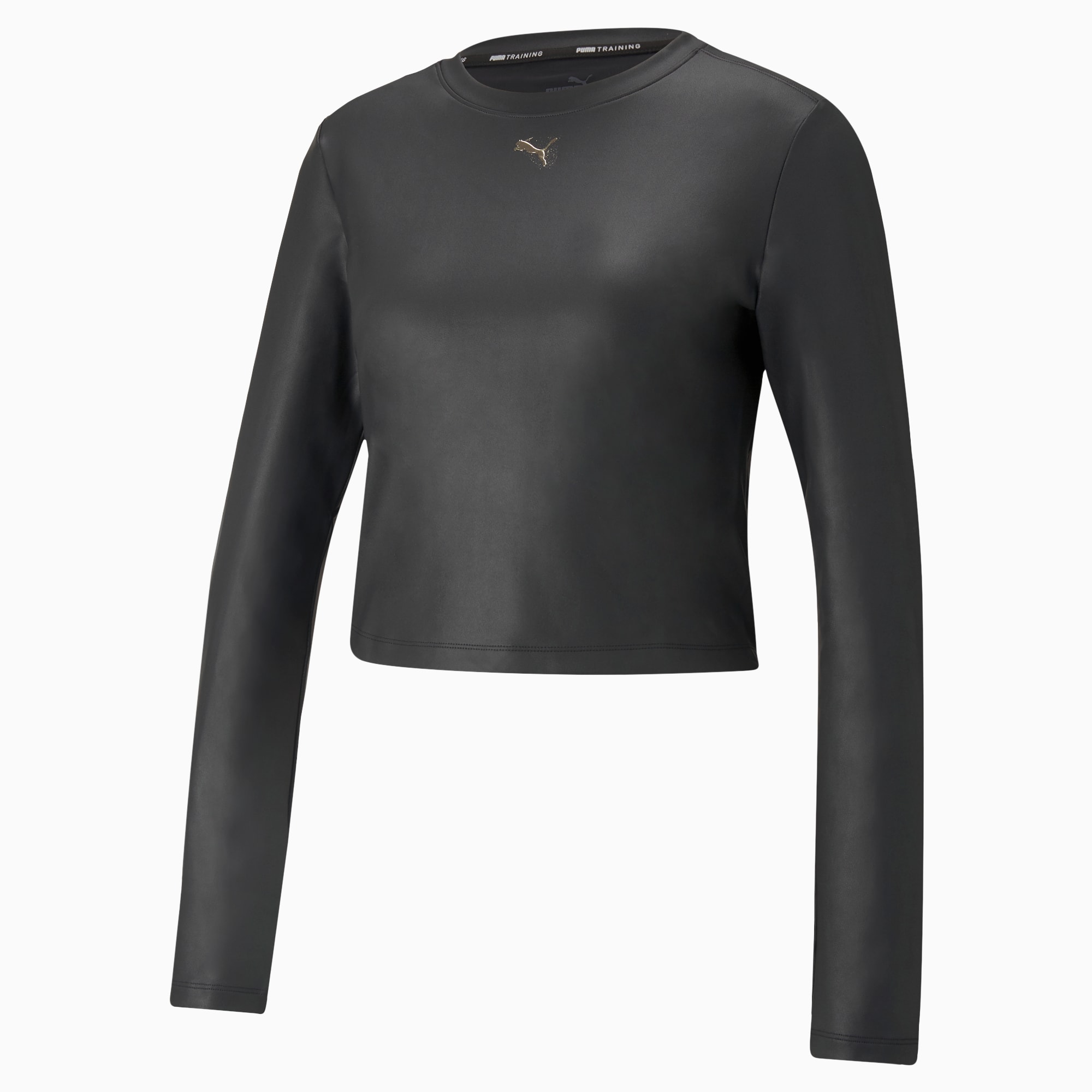 Moto Fitted Long Sleeve Women s Training Tee PUMA Shop All Puma