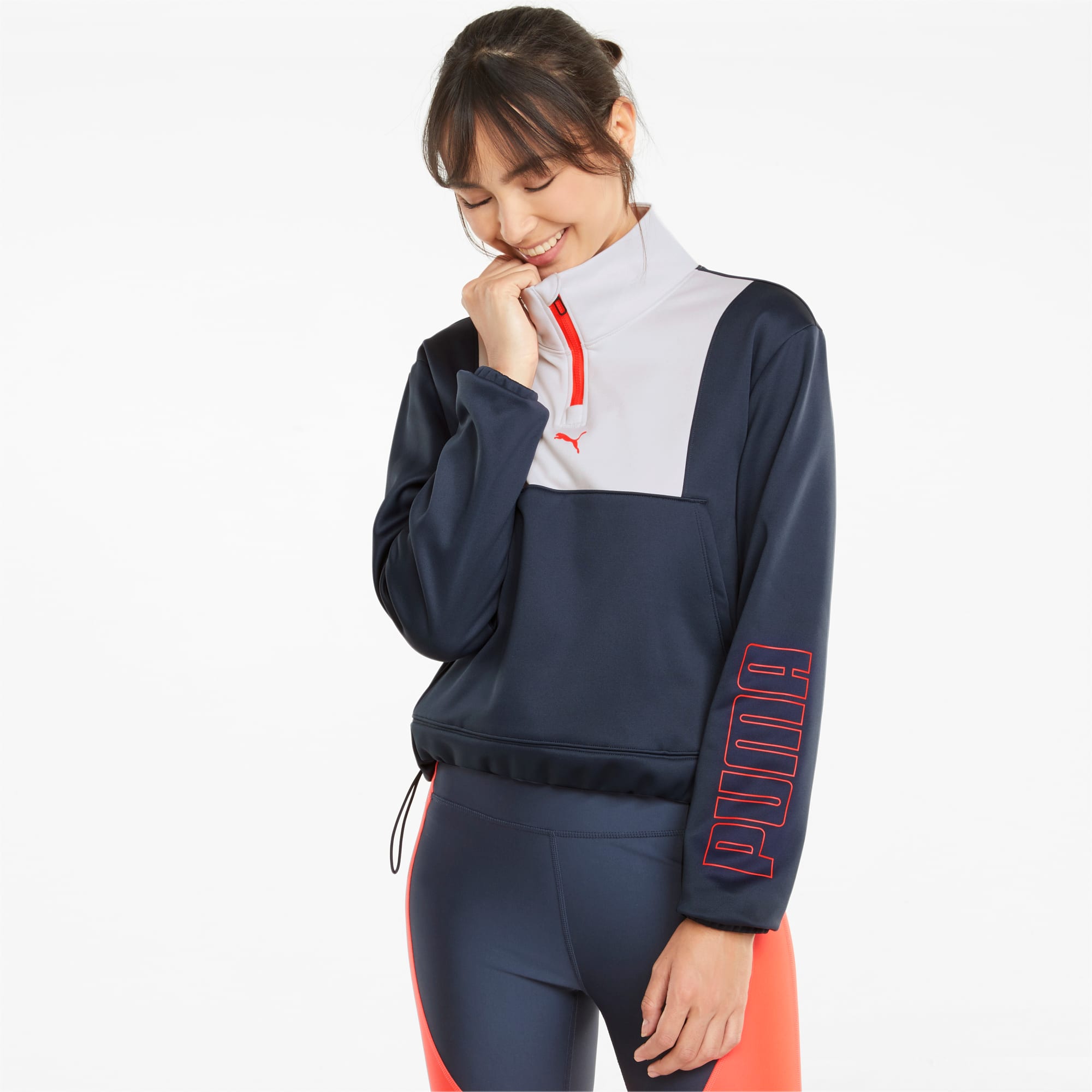 Puma cali bold quarter top zip