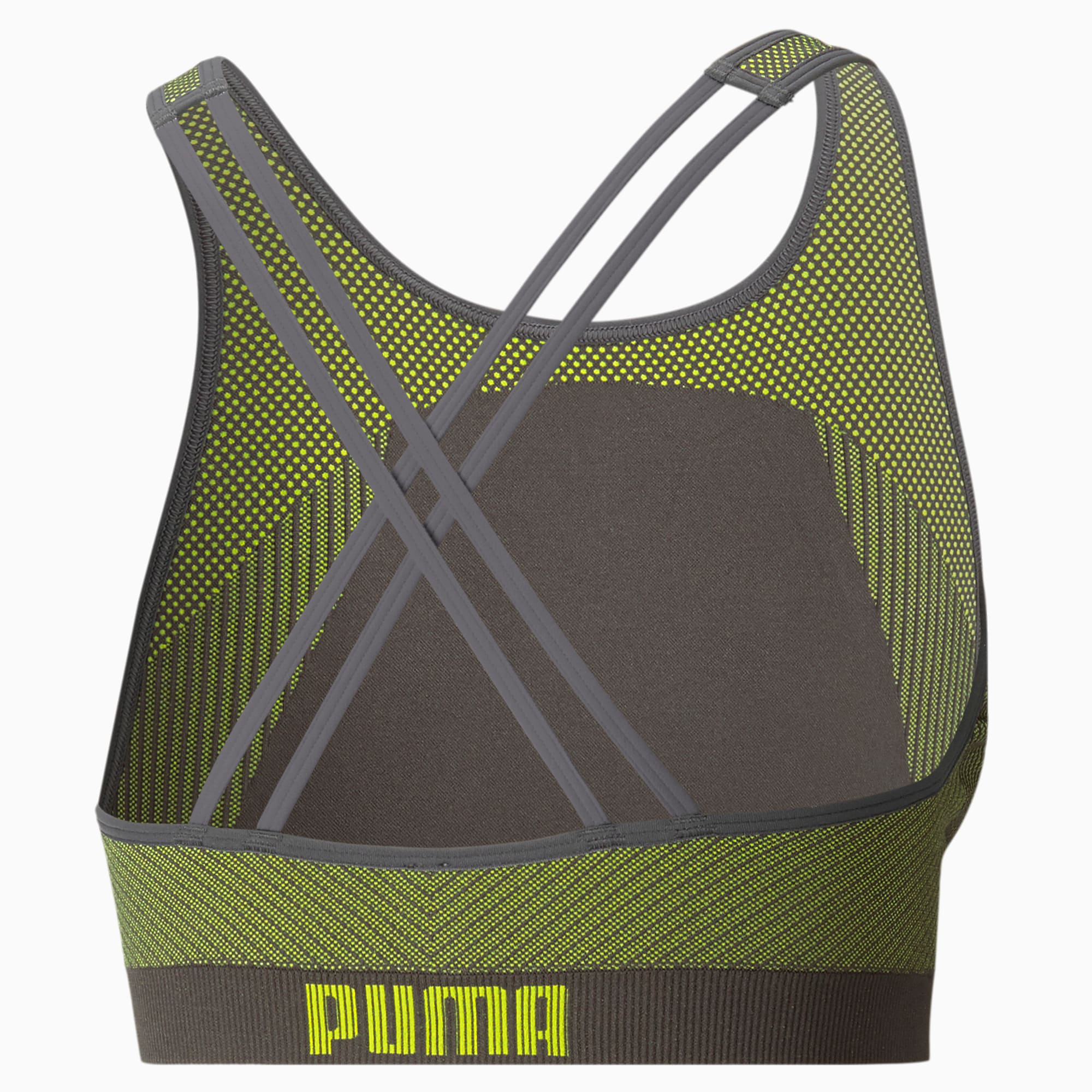 Puma Pro-Tech Womens Sports Bra Black/Purple PW1011 - Free
