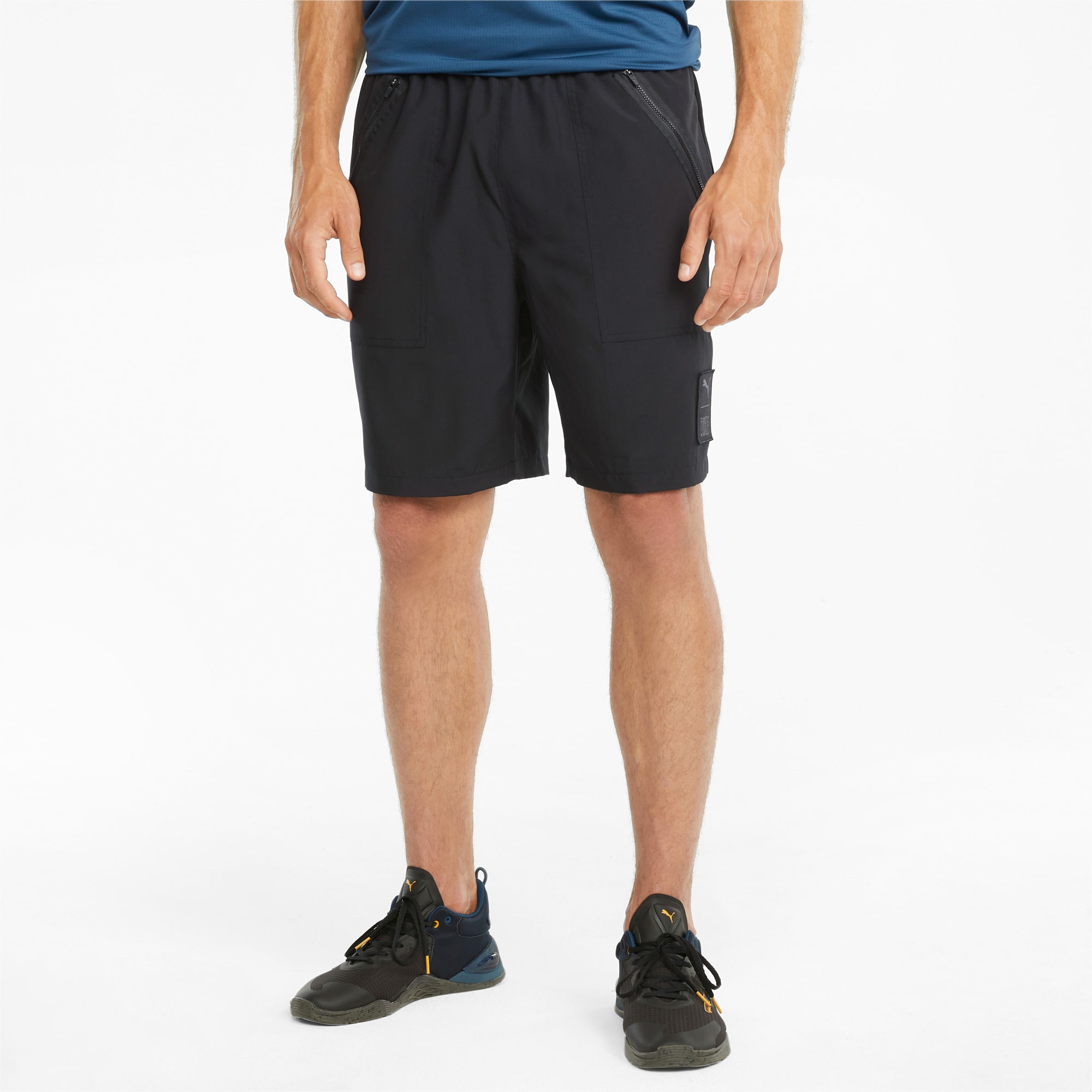 PUMA x FIRST MILE Woven Men's Training Shorts, Puma Black, large-SEA