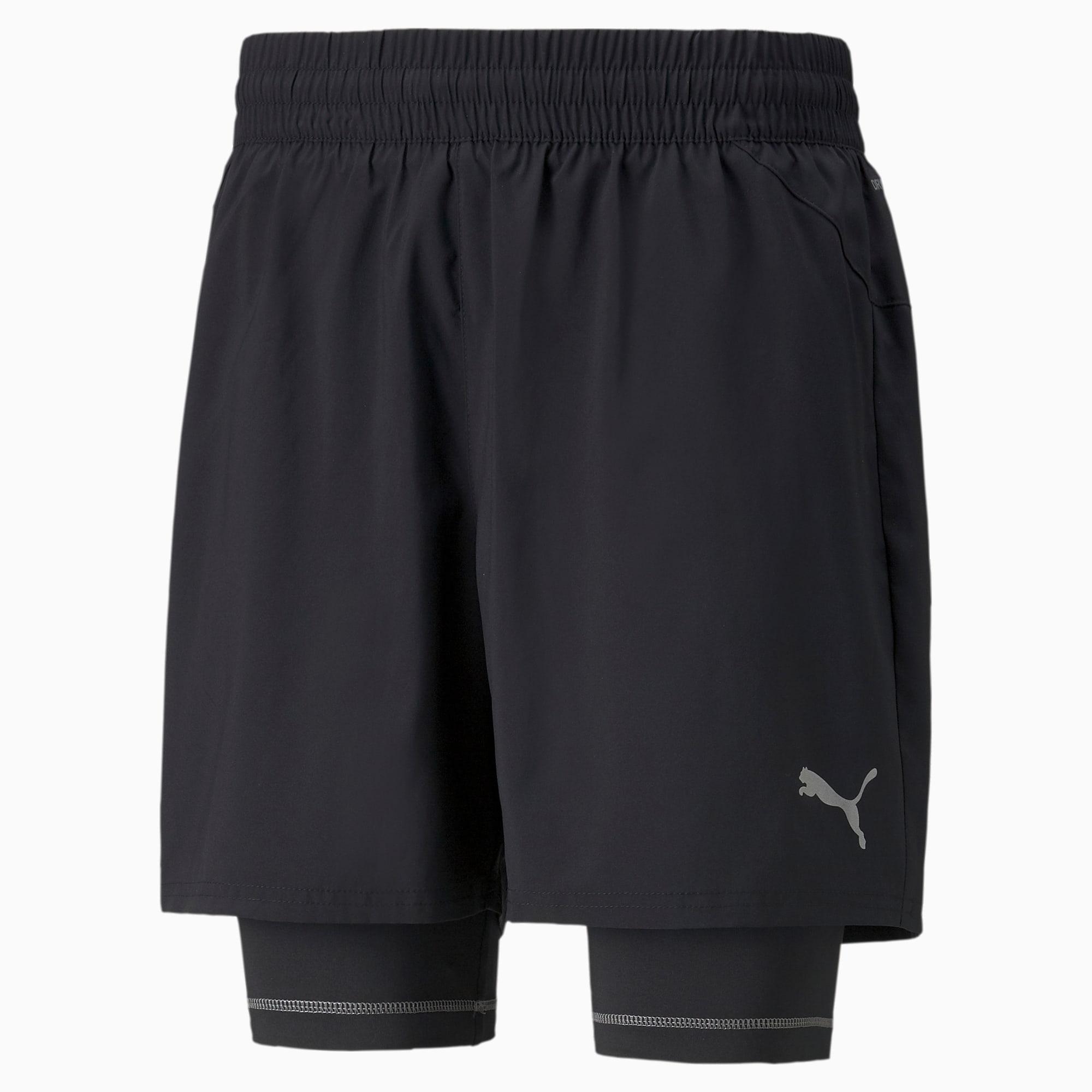 Graphic 2 In 1 5 Men s Running Shorts Puma Black Puma Black PUMA Shoes PUMA
