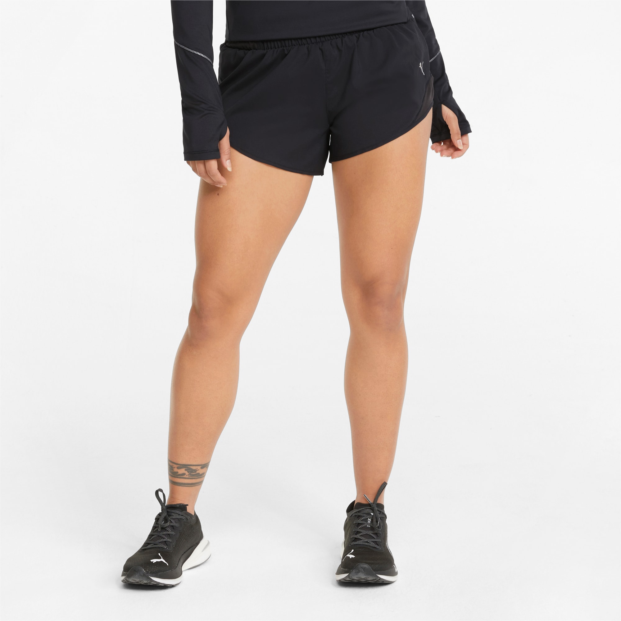 puma womens running shorts