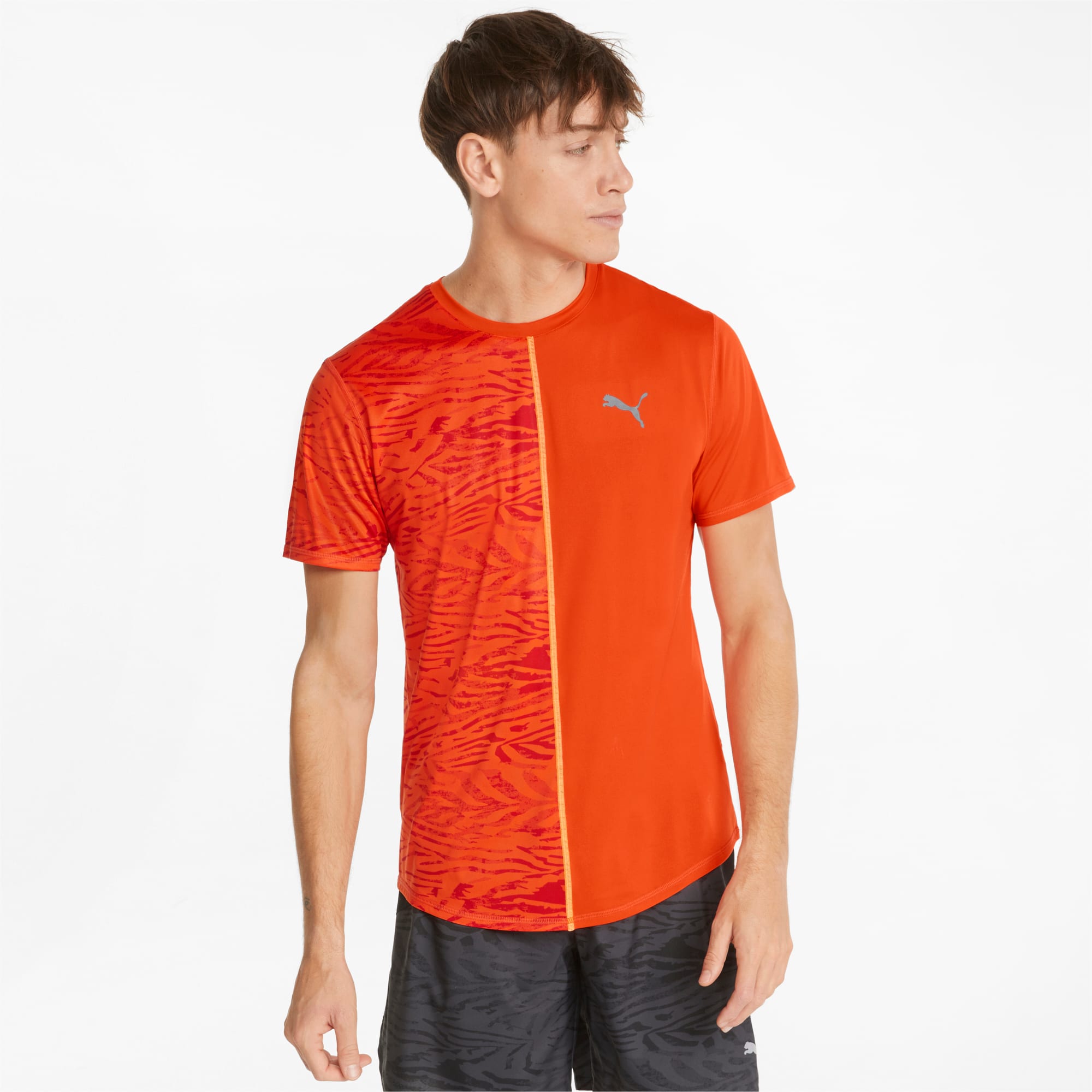 ★ PUMA★ Uni Natural Running Graphic Short Sleeve T-Shirt Graphic Short Sleeve Men's Running Tee | PUMA