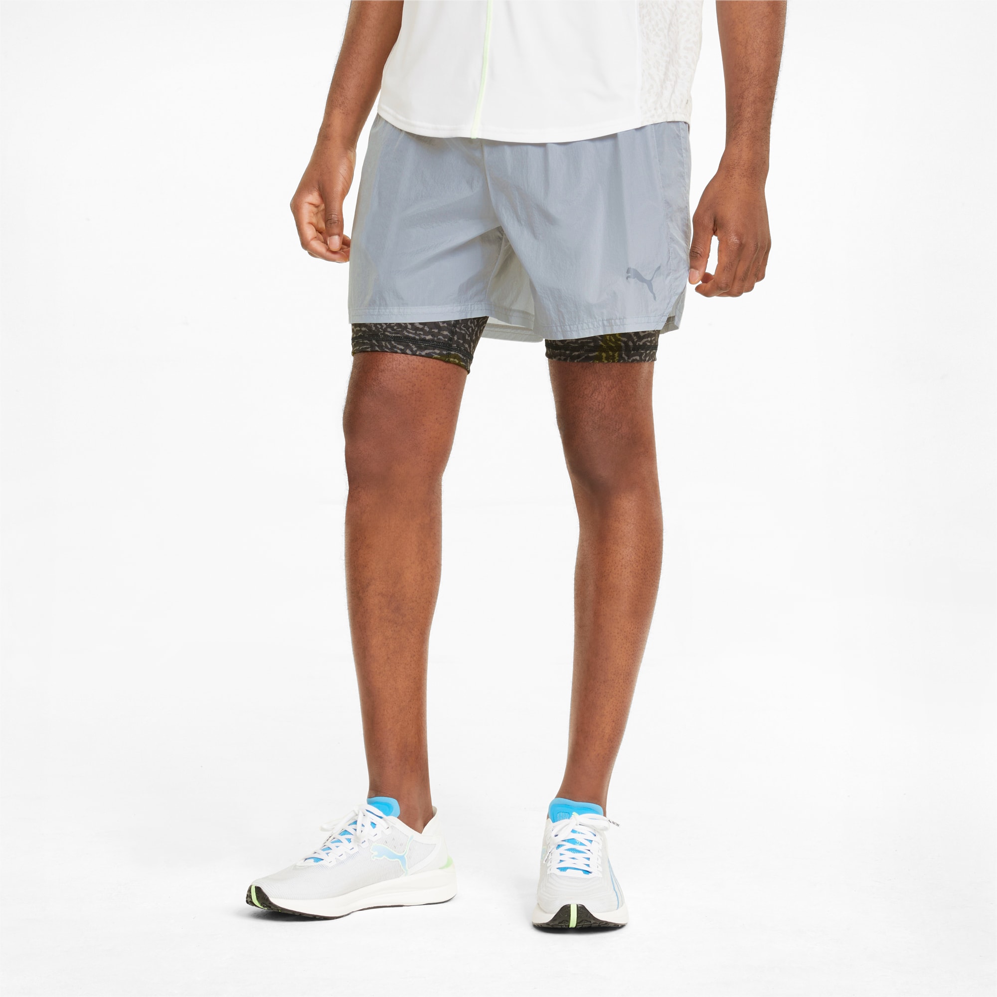 Puma 2 in 1 running shorts store