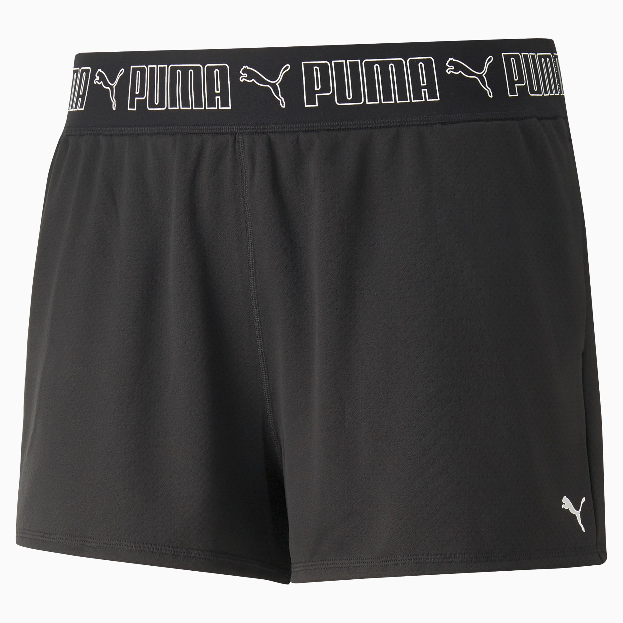 Black elastic shorts clearance