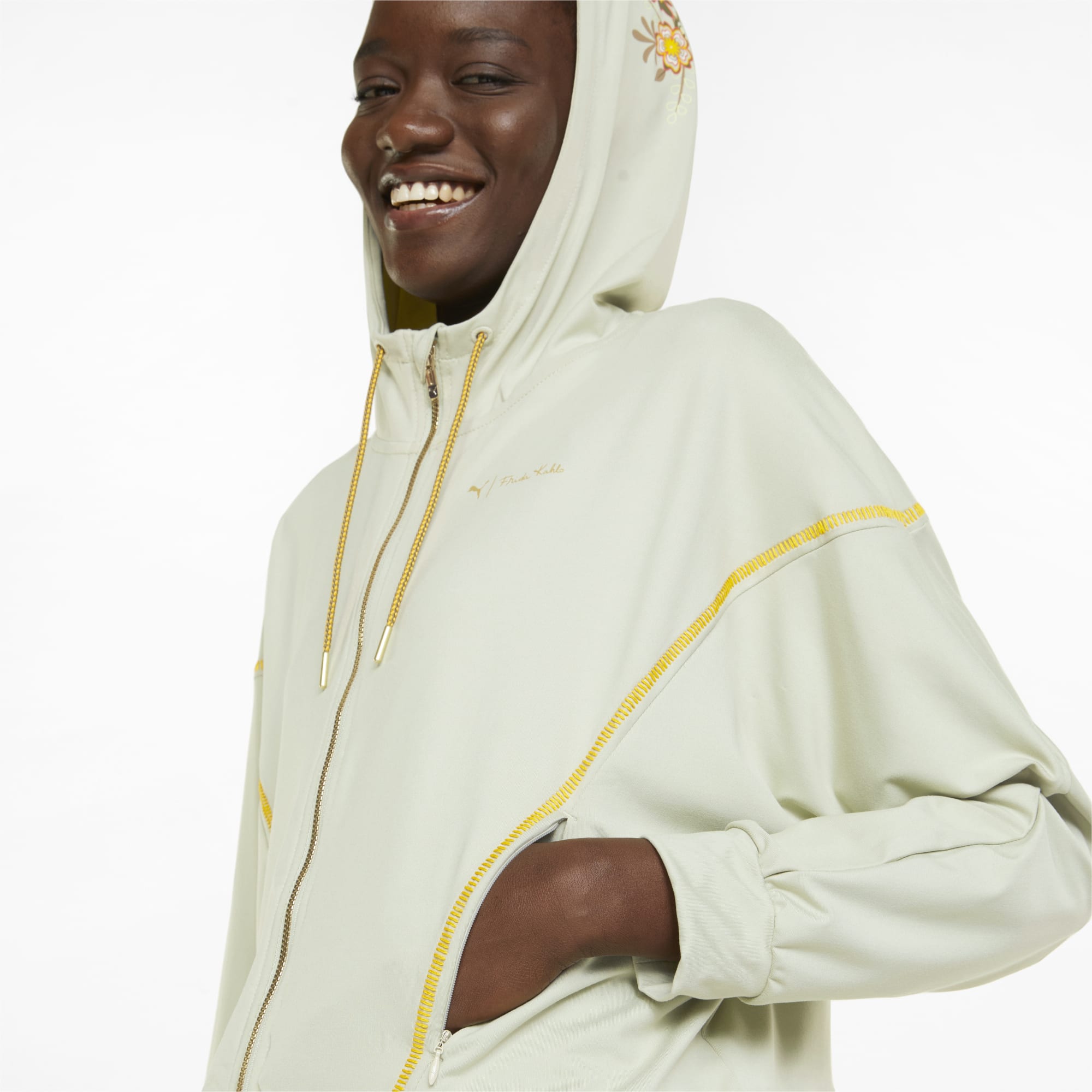 Sudadera de training con gorra y cierre completo para mujer PUMA x FRIDA KAHLO
