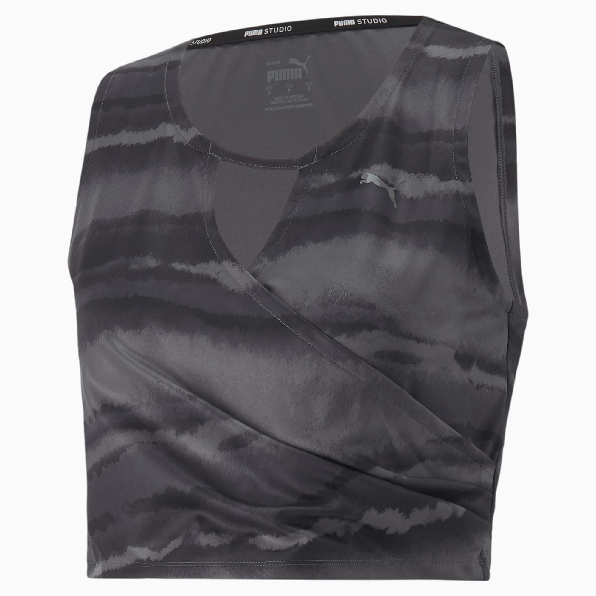 PUMA Womens Studio Foundations Graphic 2In1 Sports Bra