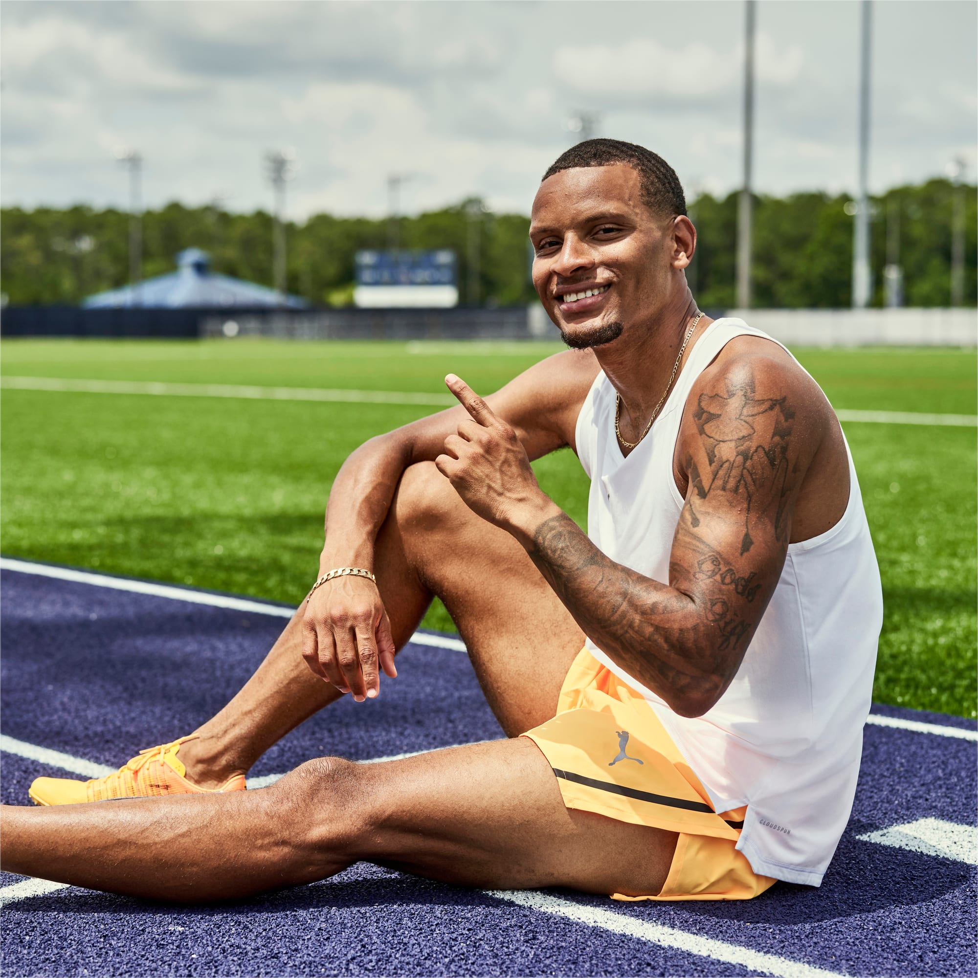 Puma men's dp discount running split shorts