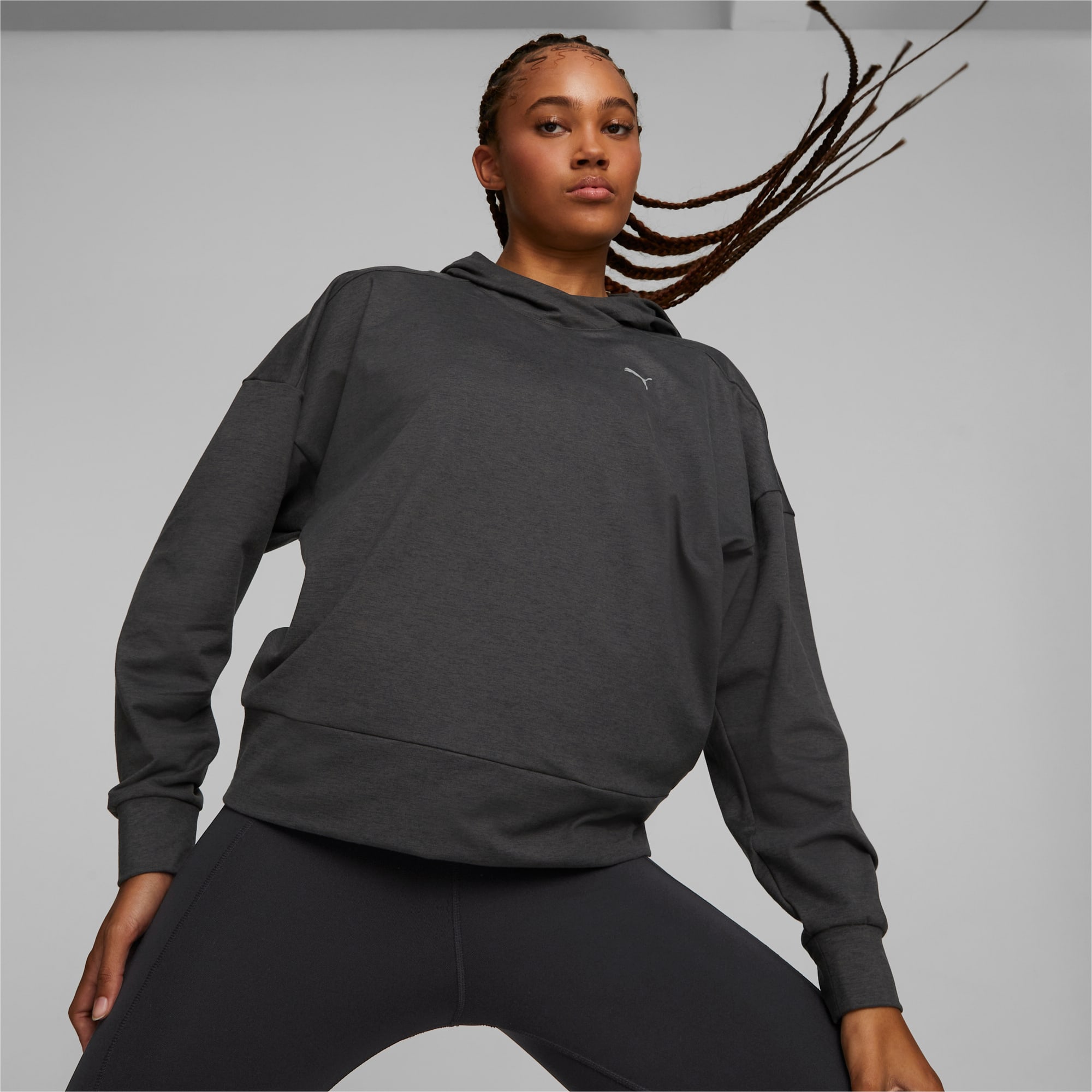 Cloudspun Women's Training Hoodie | Puma Black | PUMA Shoes | PUMA