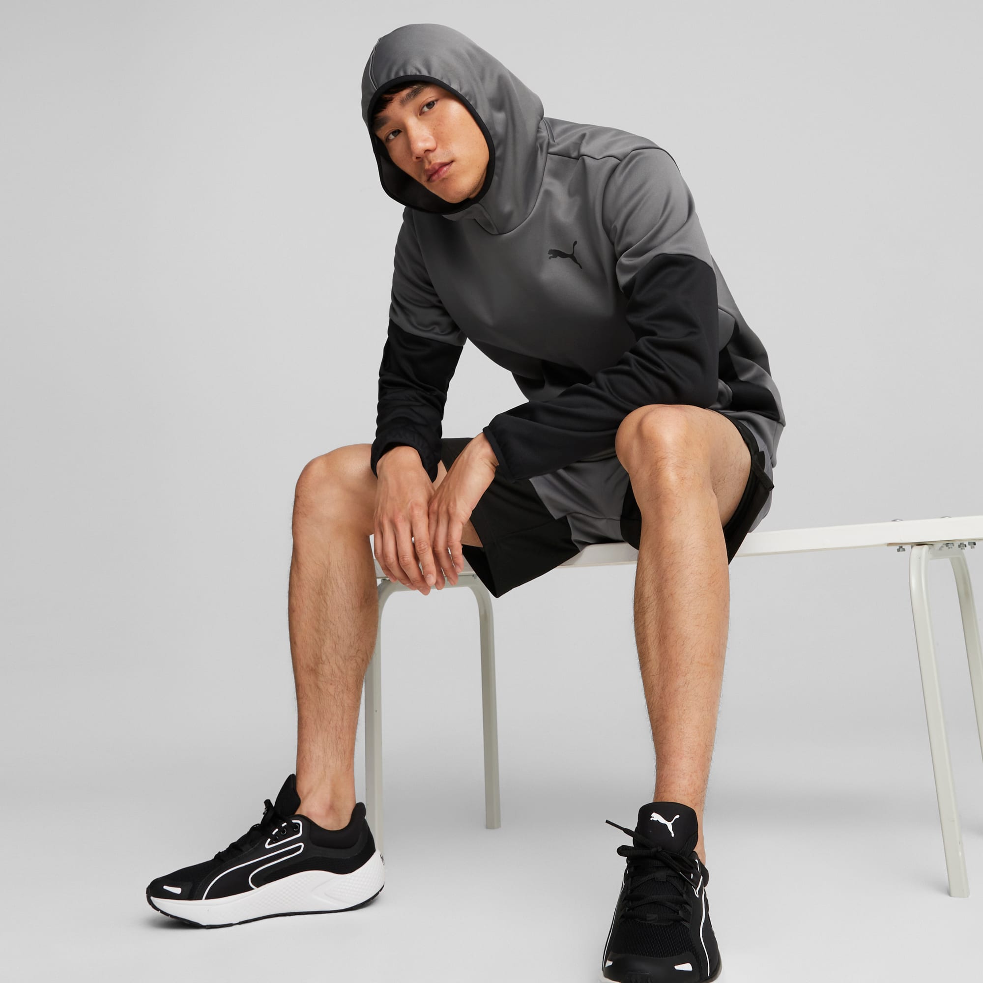 Puma running hoodie store