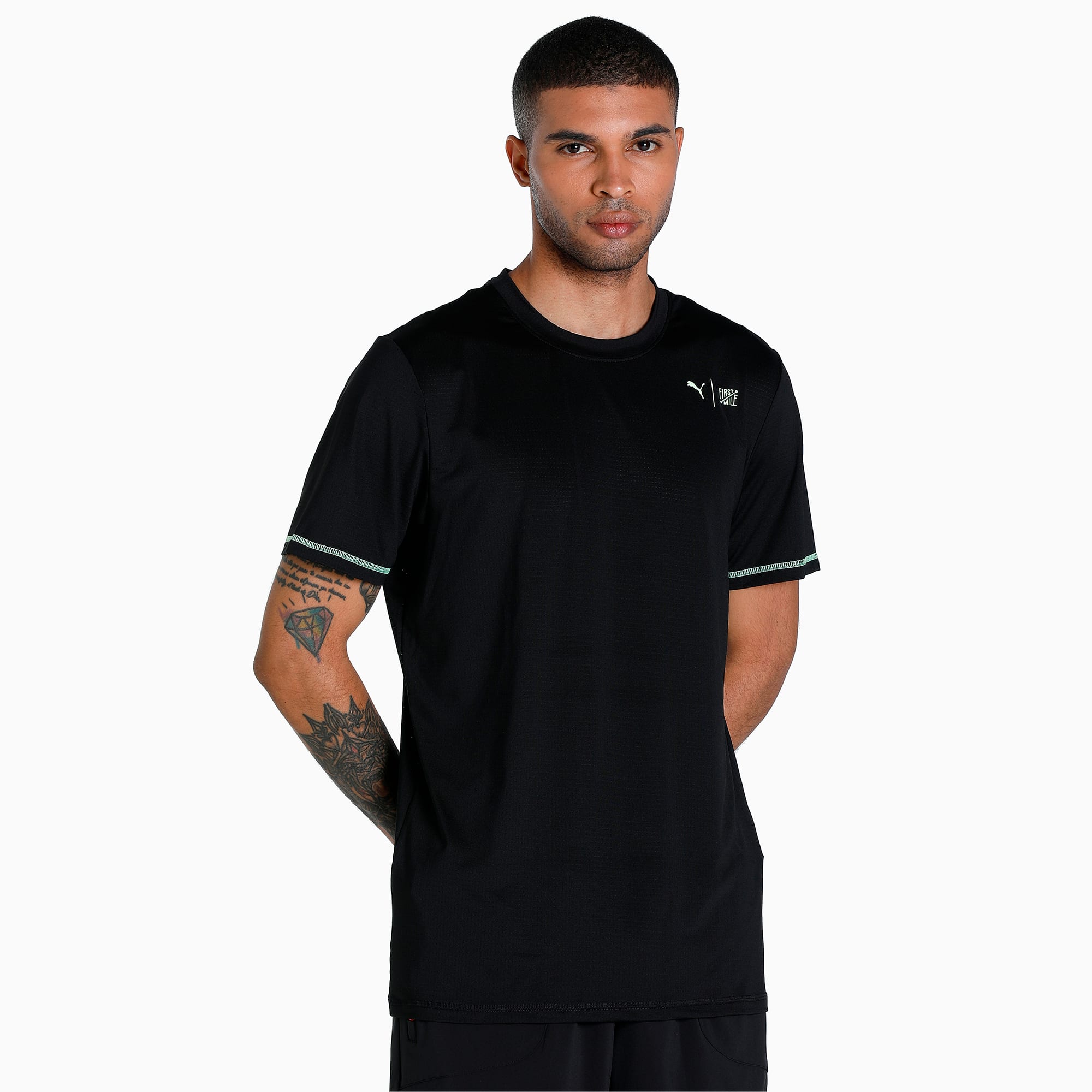 PUMA x FIRST MILE Graphic Running Men s T Shirt PUMA