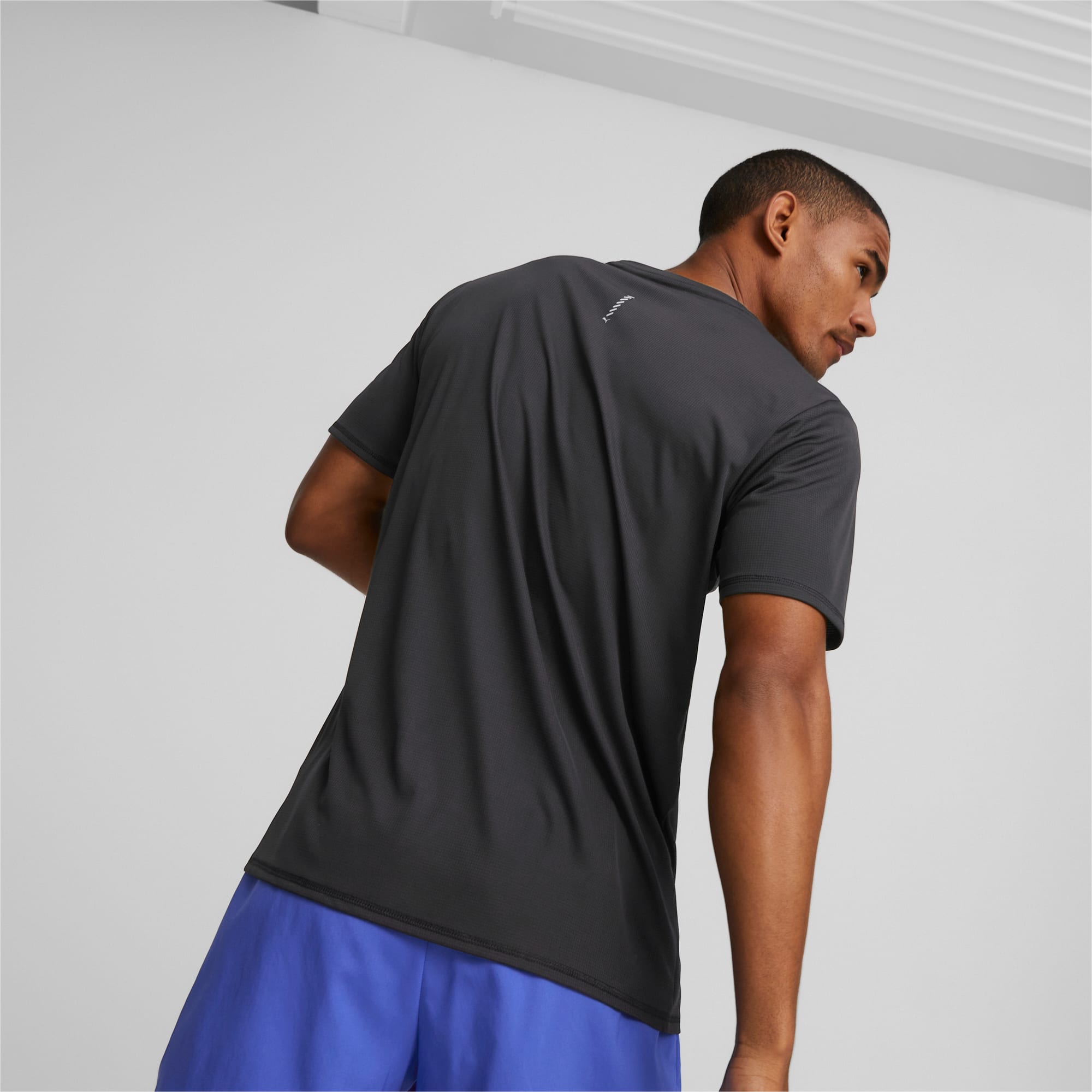 Men's Clothing - Global Running Short Sleeve Tee - Black