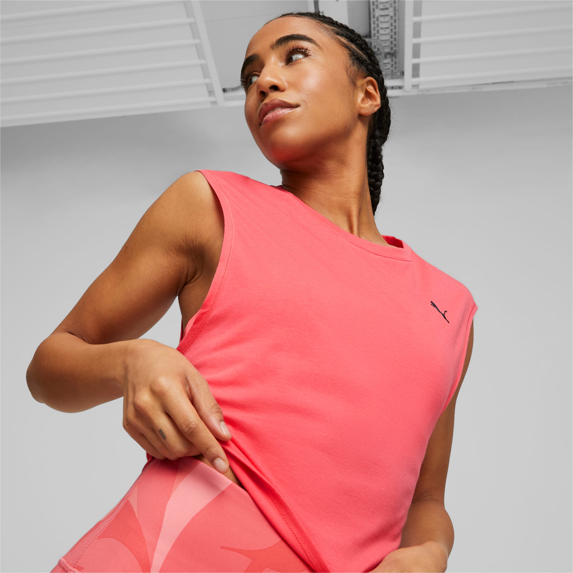 Studio Skimmer Training Tee Women, Loveable, large-SEA