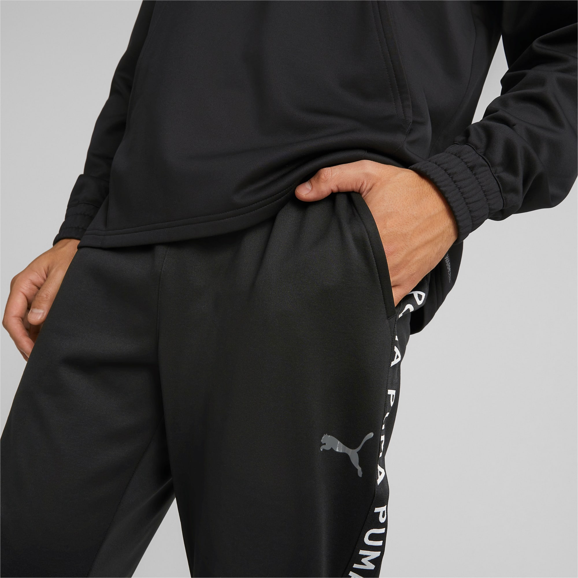 Black Puma Core Fleece Joggers