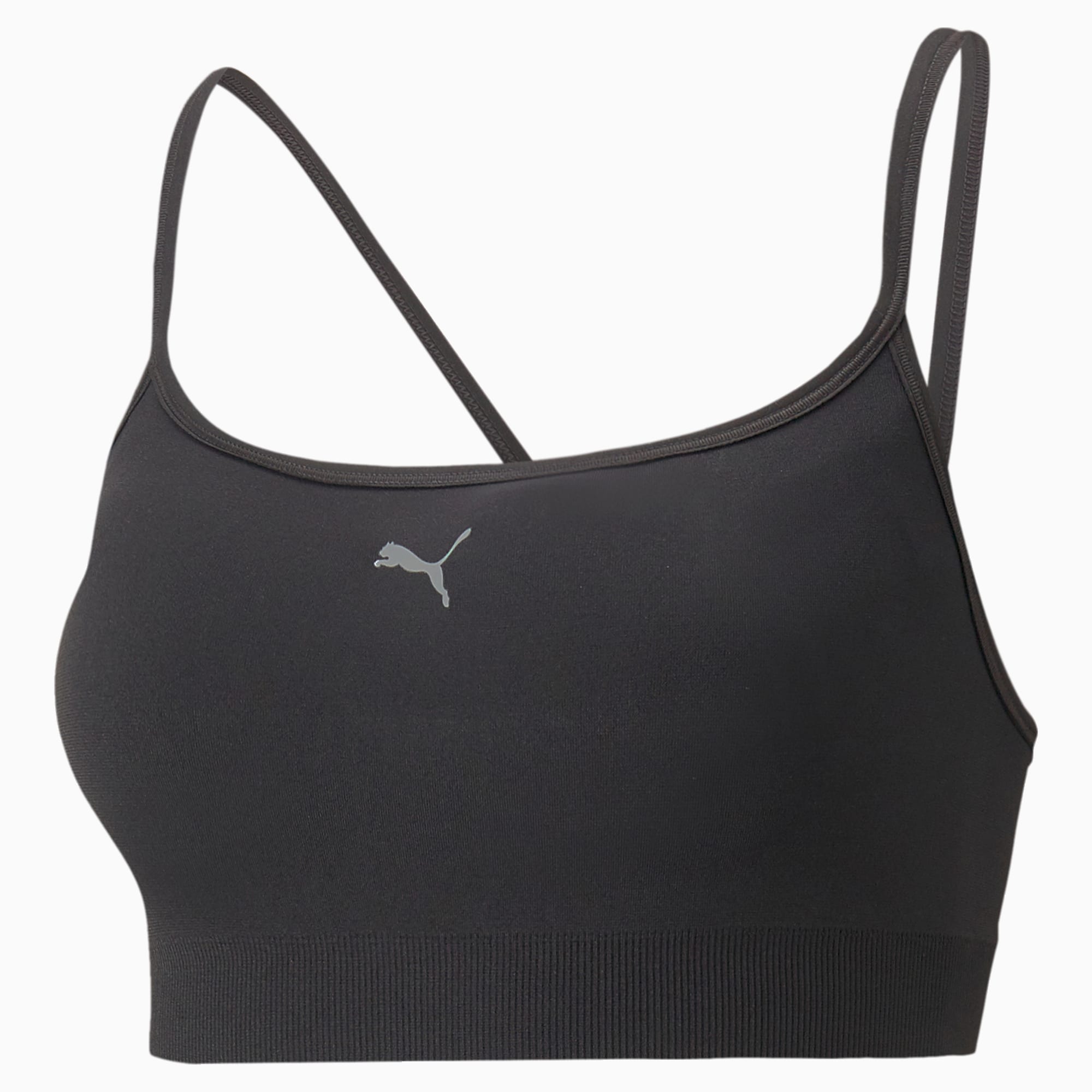 Studio Low Impact Seamless Training Bra Women, PUMA Black, PUMA SHOP ALL  PUMA