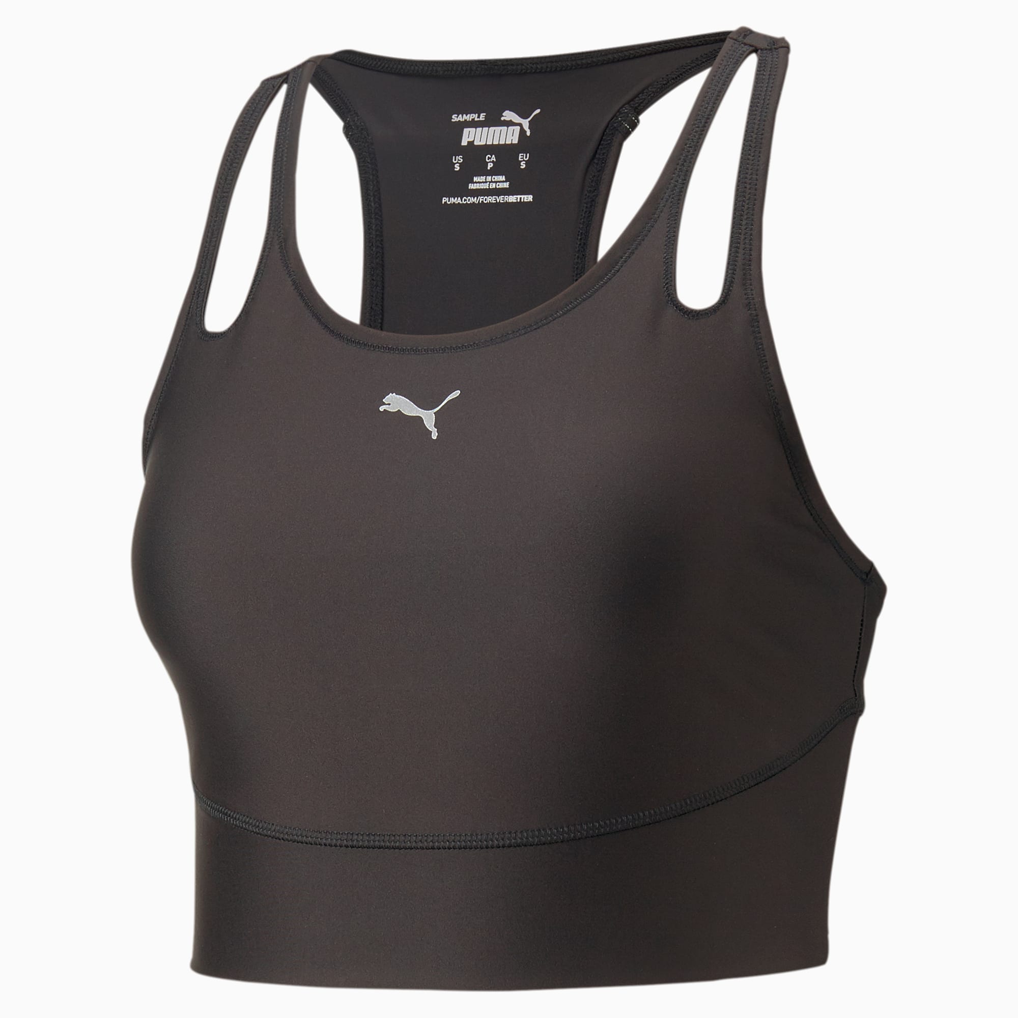 Nike Performance ALATE CURVE - Medium support sports bra - black/iron grey/ black 
