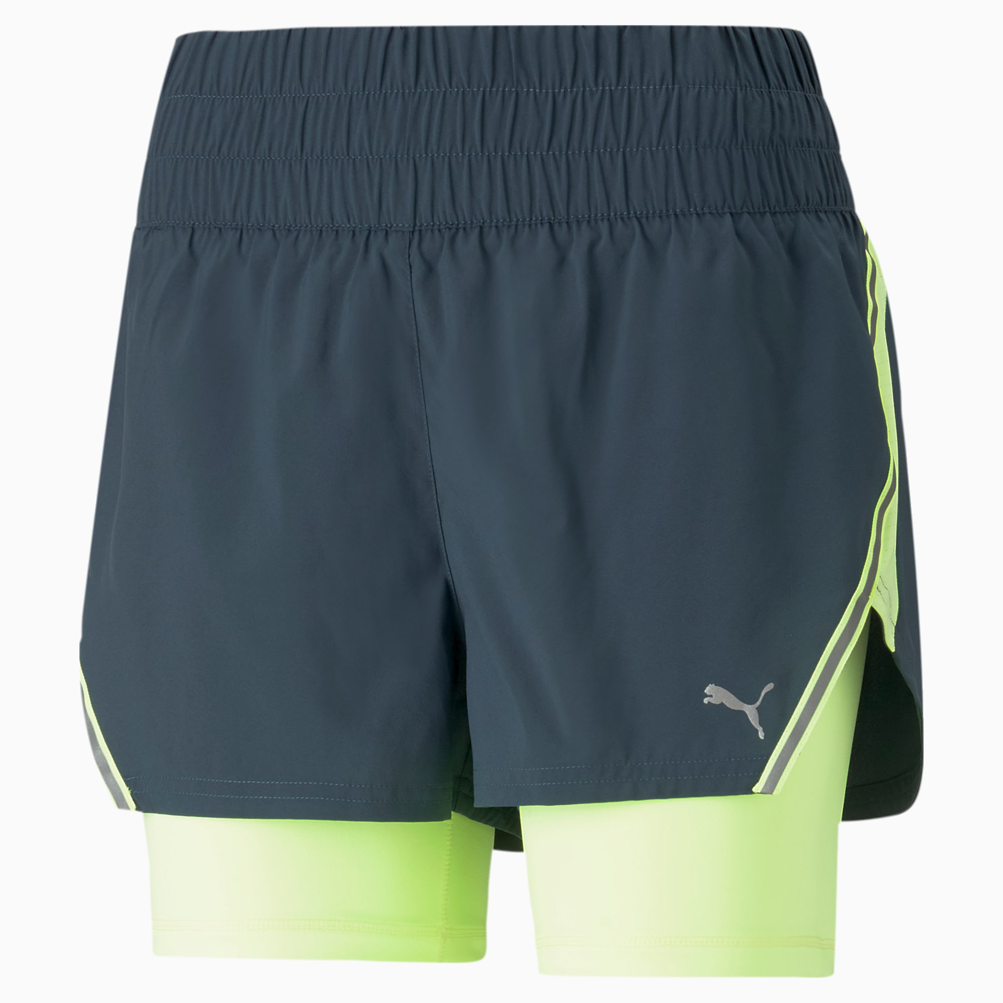 Short para correr Puma Run Favourite Woven 2 en 1 de mujer