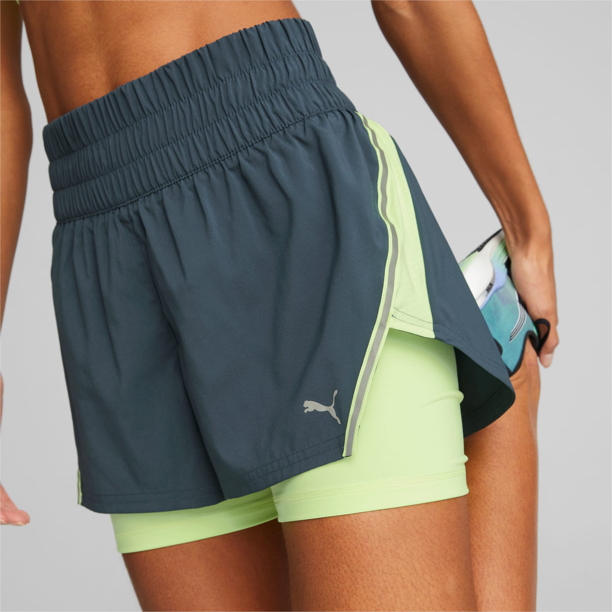 Running shorts women 2 in 1 deals