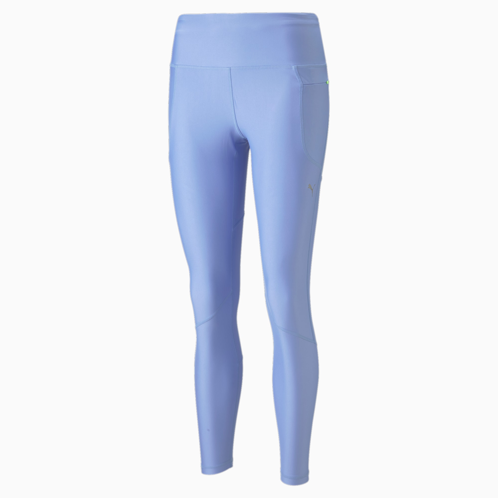 Puma Woman Leggings Light Blue Size Xl Polyester, Elastane