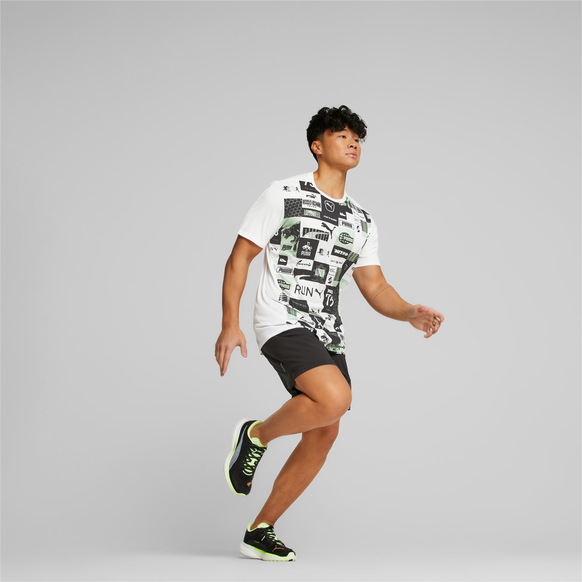 Puma running clearance system t shirt