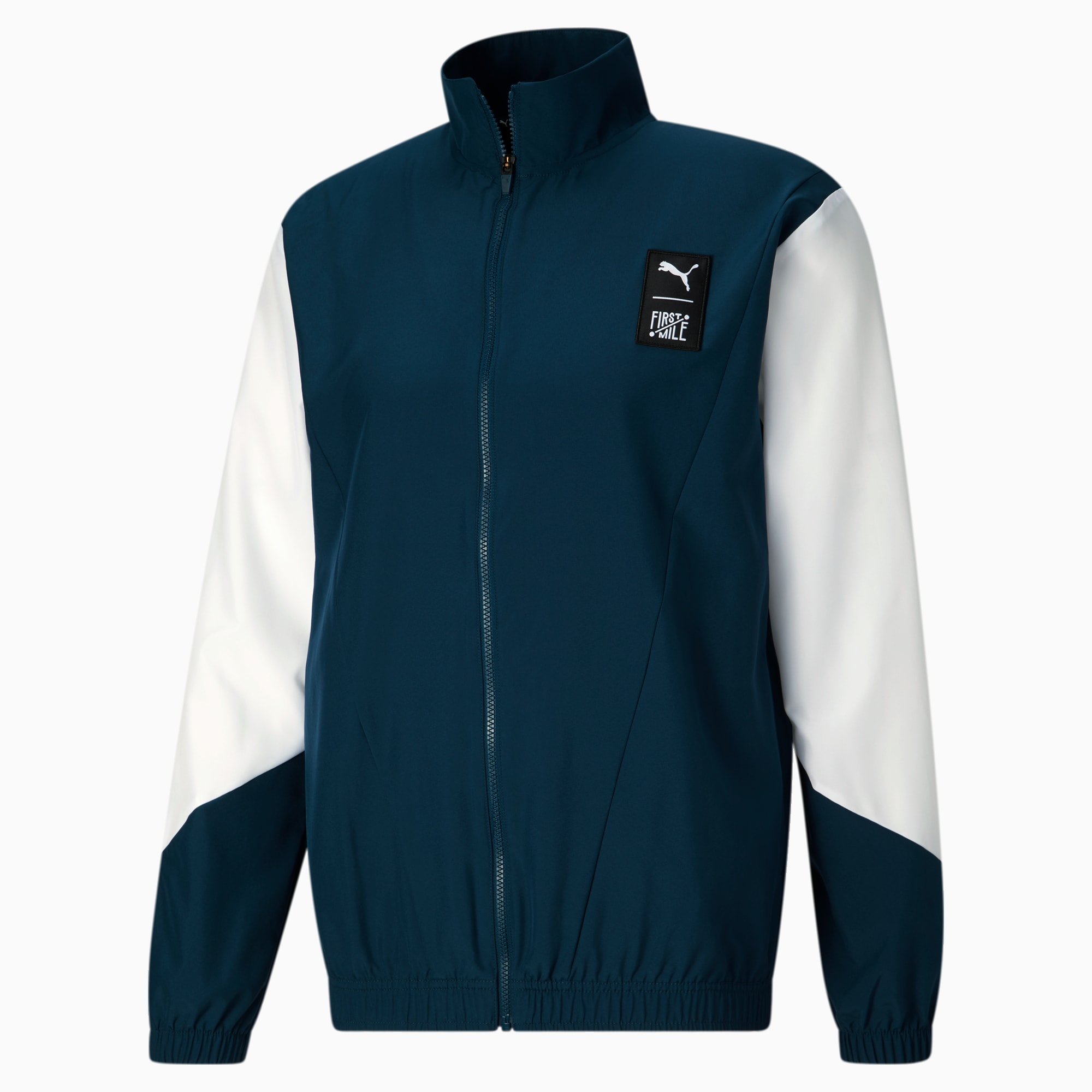 Blue puma windbreaker outlet