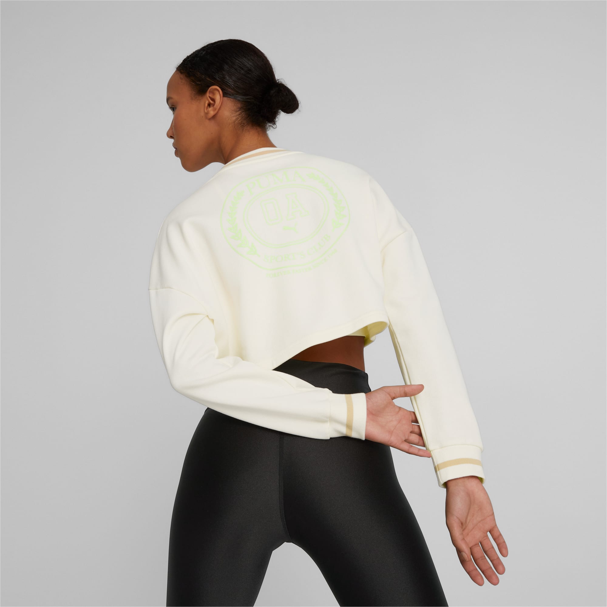 adidas Yoga Studio Crop Sweatshirt - Black | adidas Canada