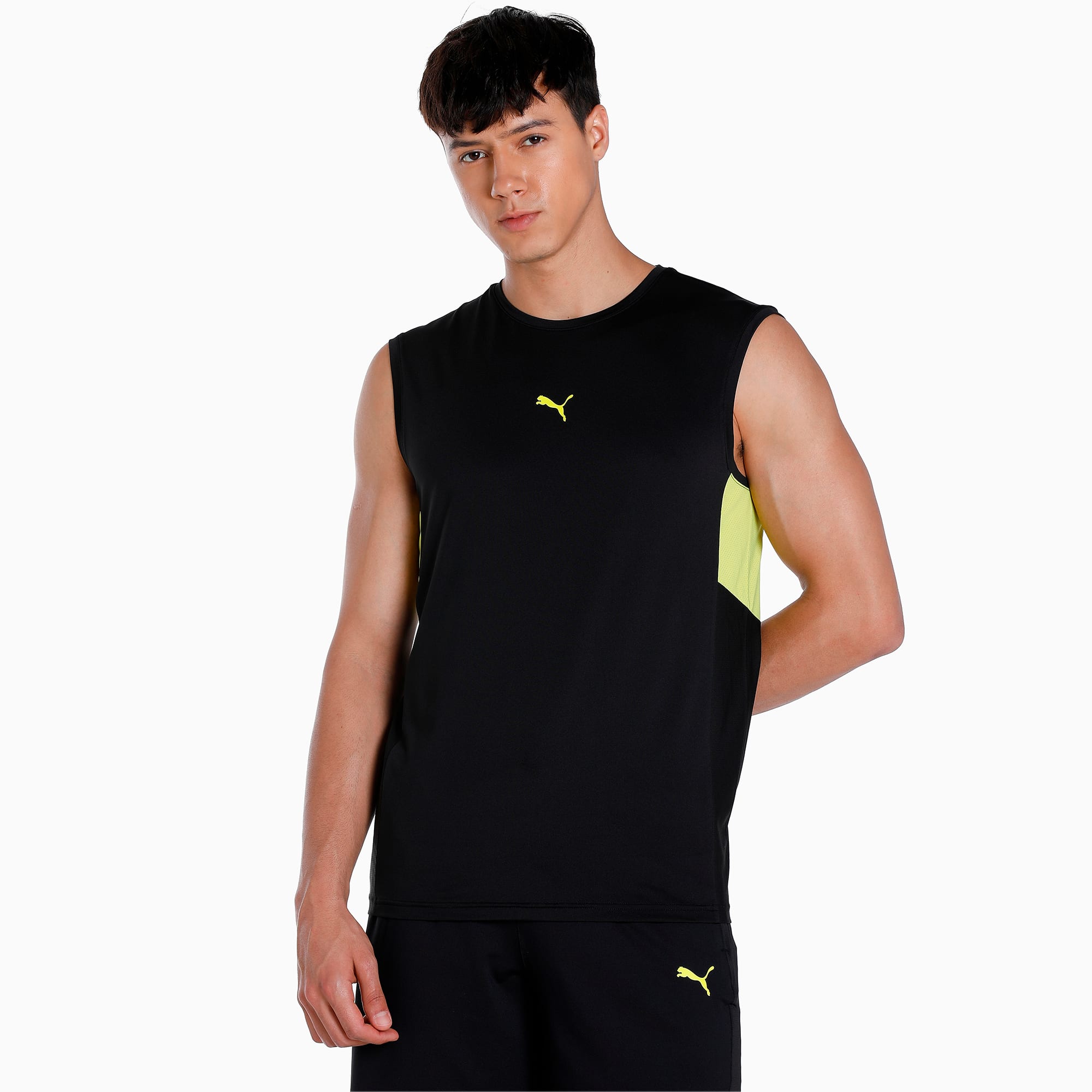 Puma sleeveless hot sale t shirt mens
