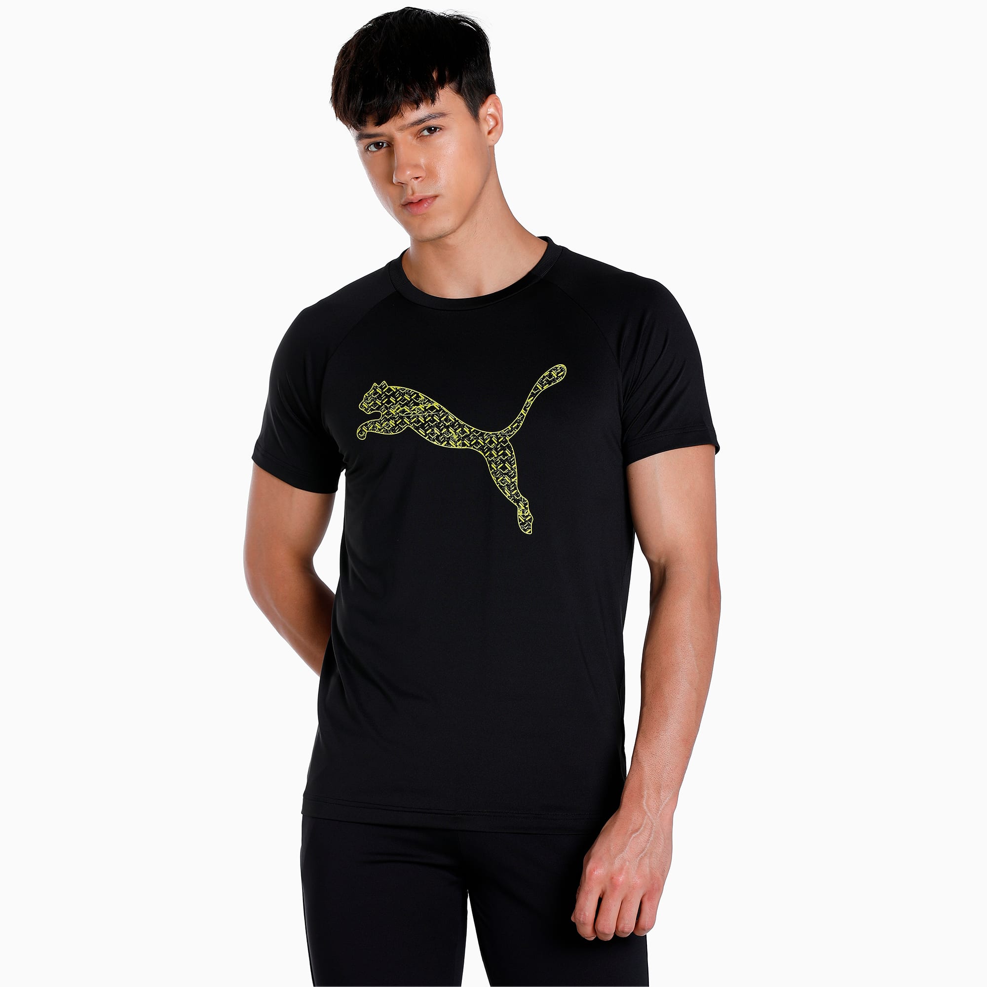 Puma one8 black t shirt hotsell