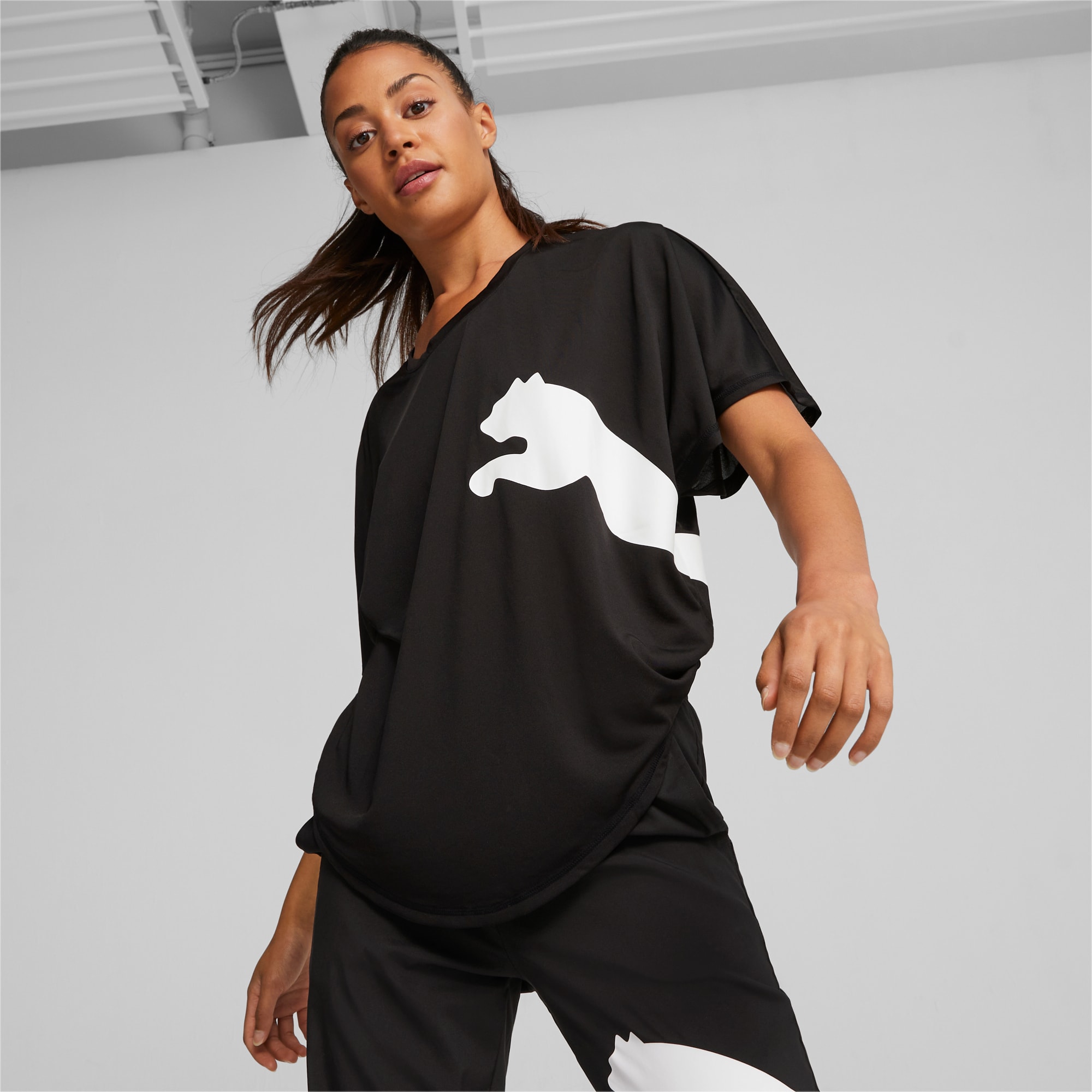 Train All Day Women s Big Cat Tee