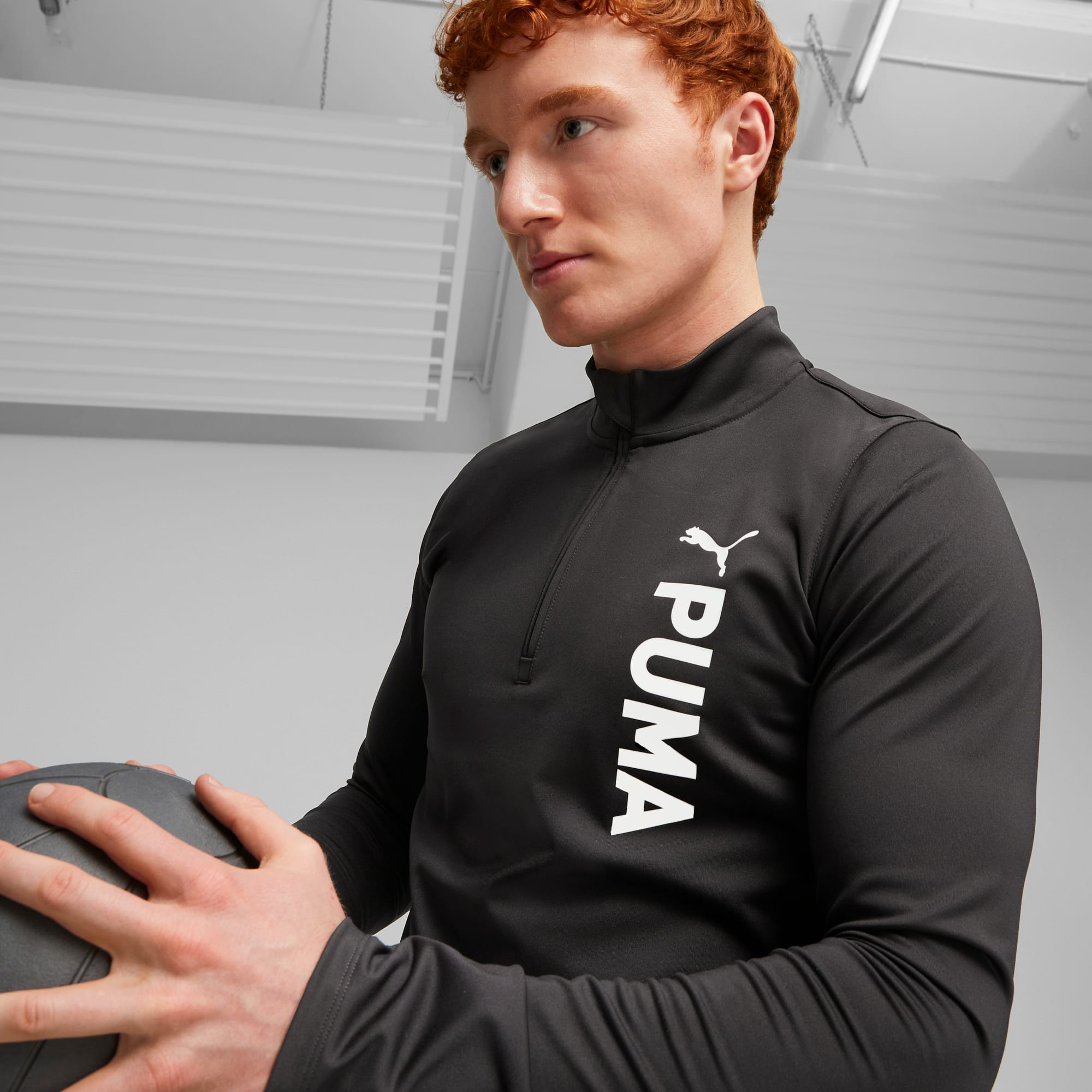 Puma quarter on sale zip pullover