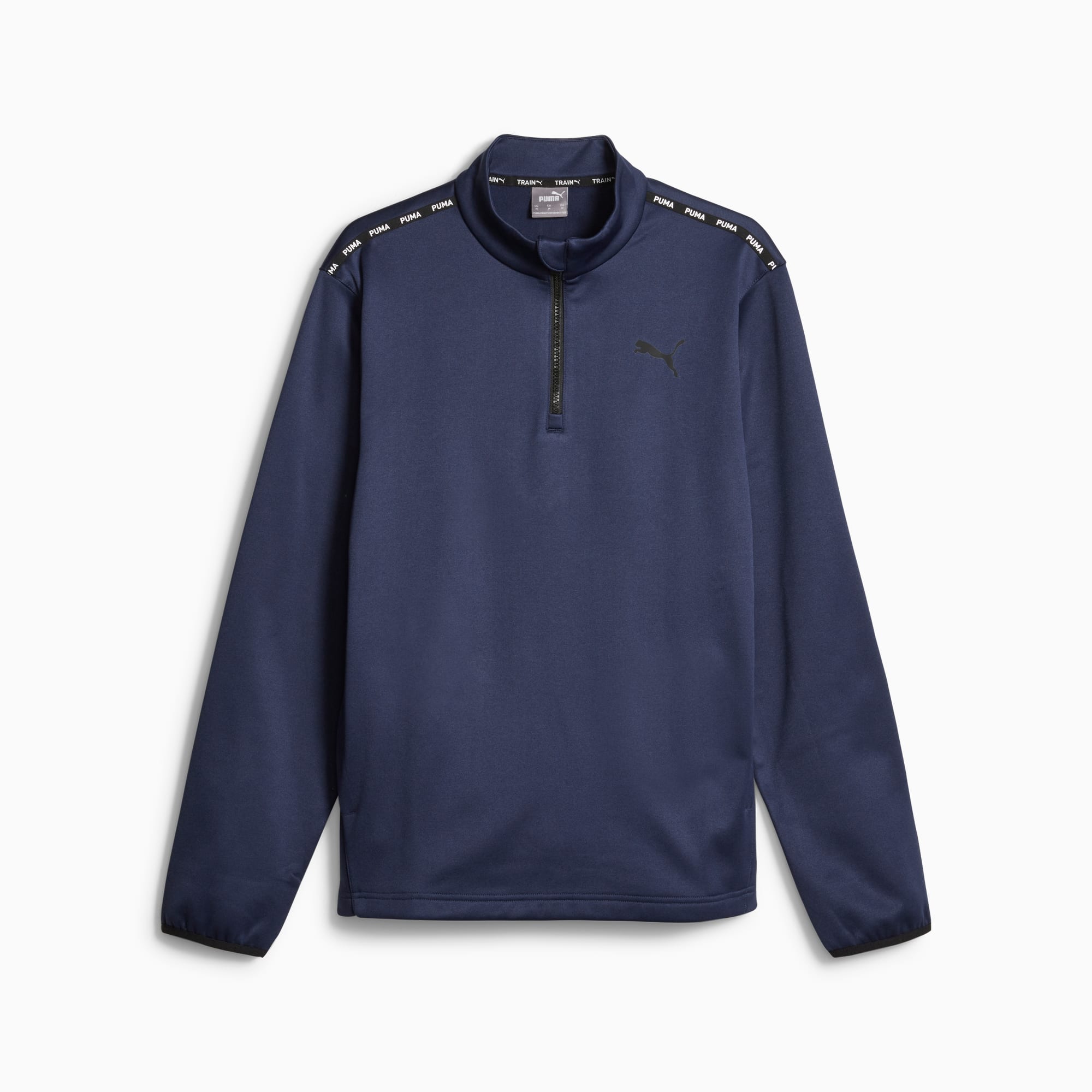 PUMA Men s Fit Training PWRFleece Quarter Zip Sweatshirt