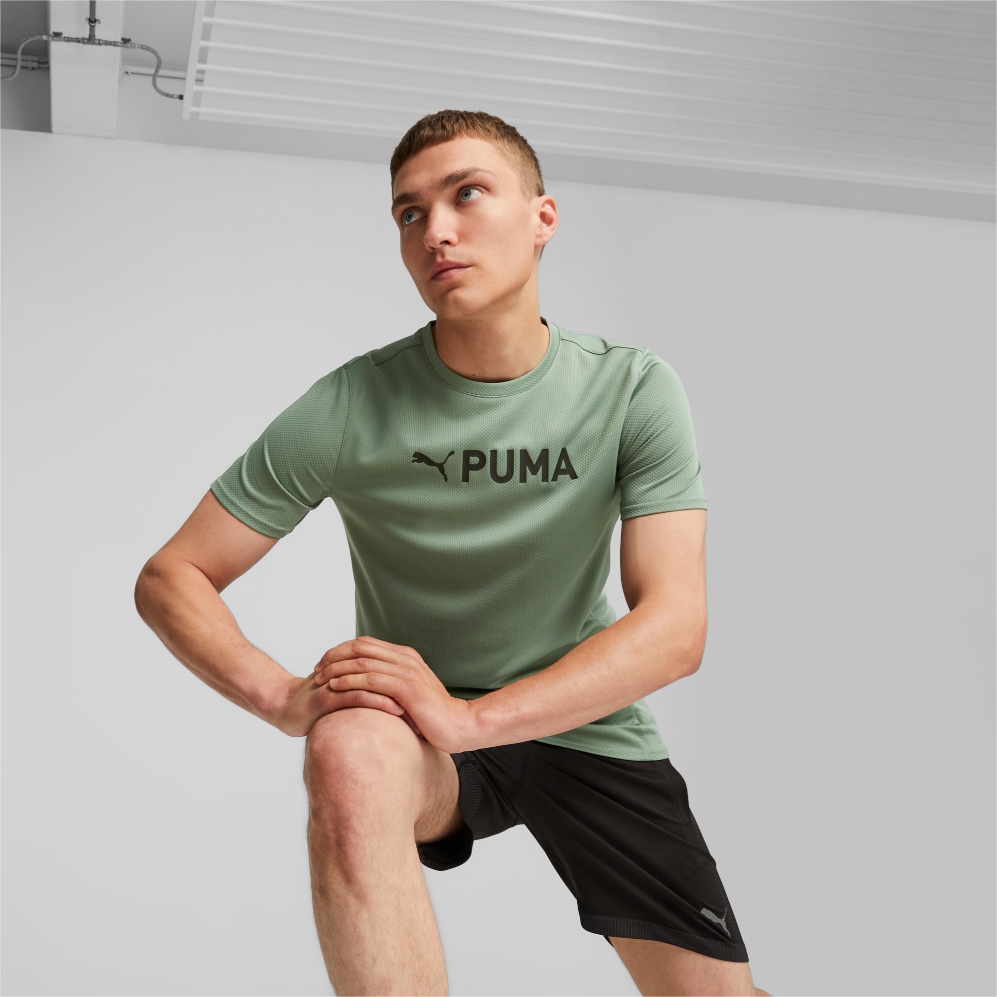Puma fitness t shirt best sale