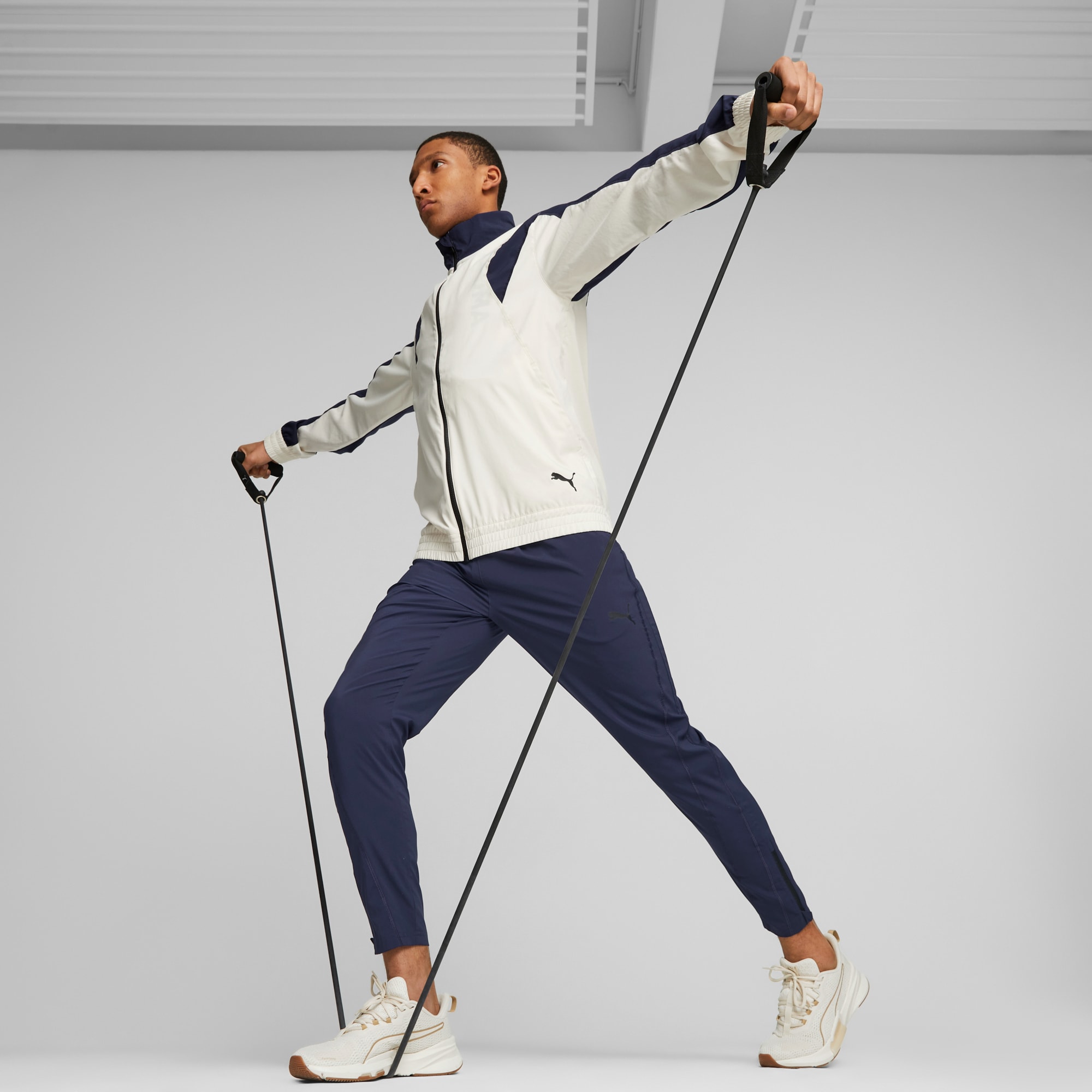 PUMA FIT Full Zip Woven Training Jacket Men
