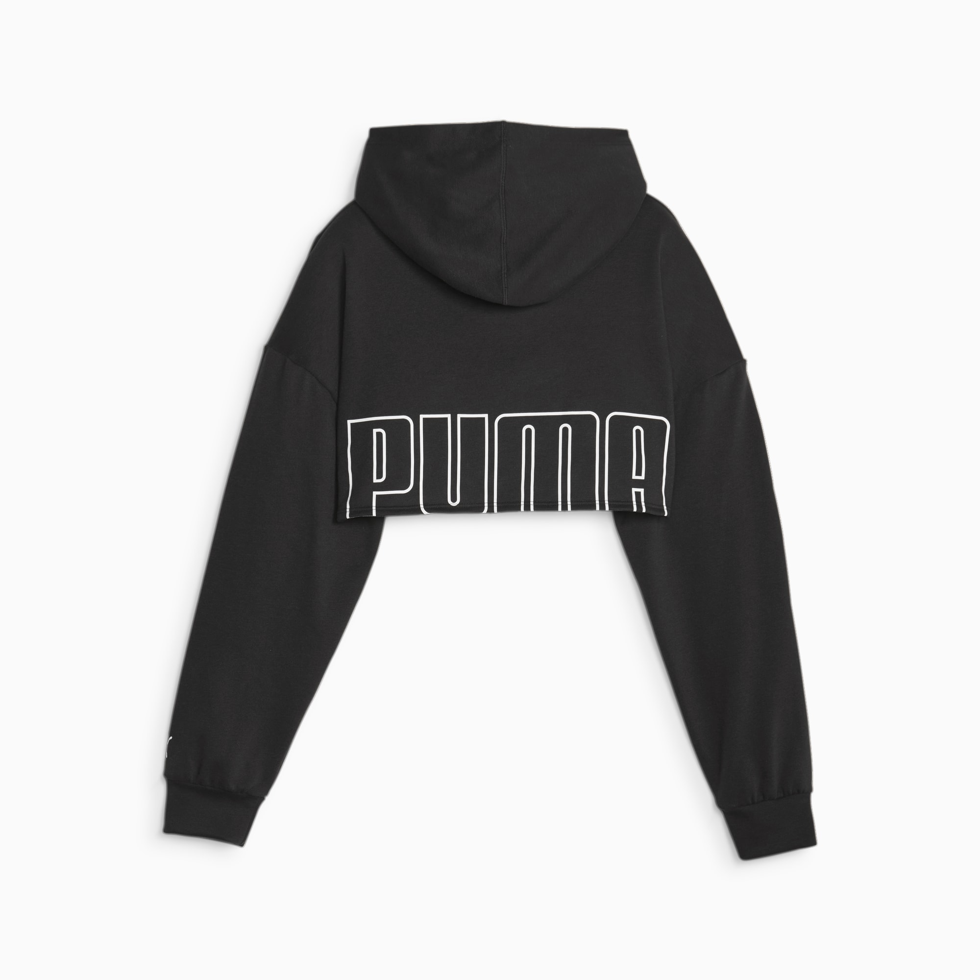 Ladies black puma hoodie on sale