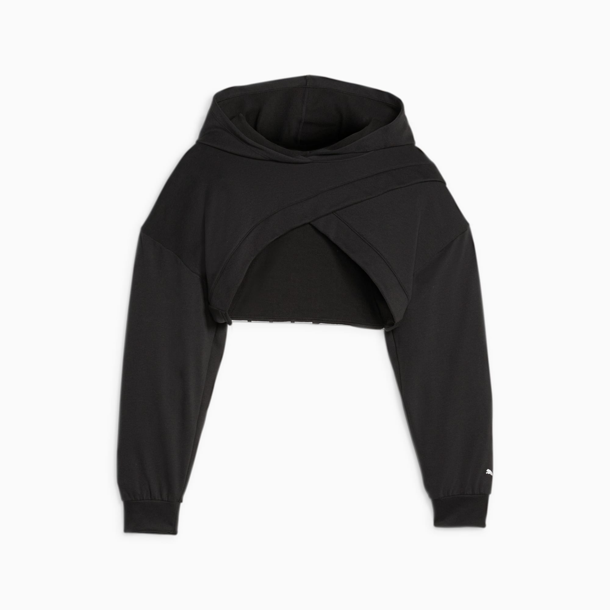 PUMA FIT MOVE Women s Cropped Training Hoodie PUMA Black PUMA