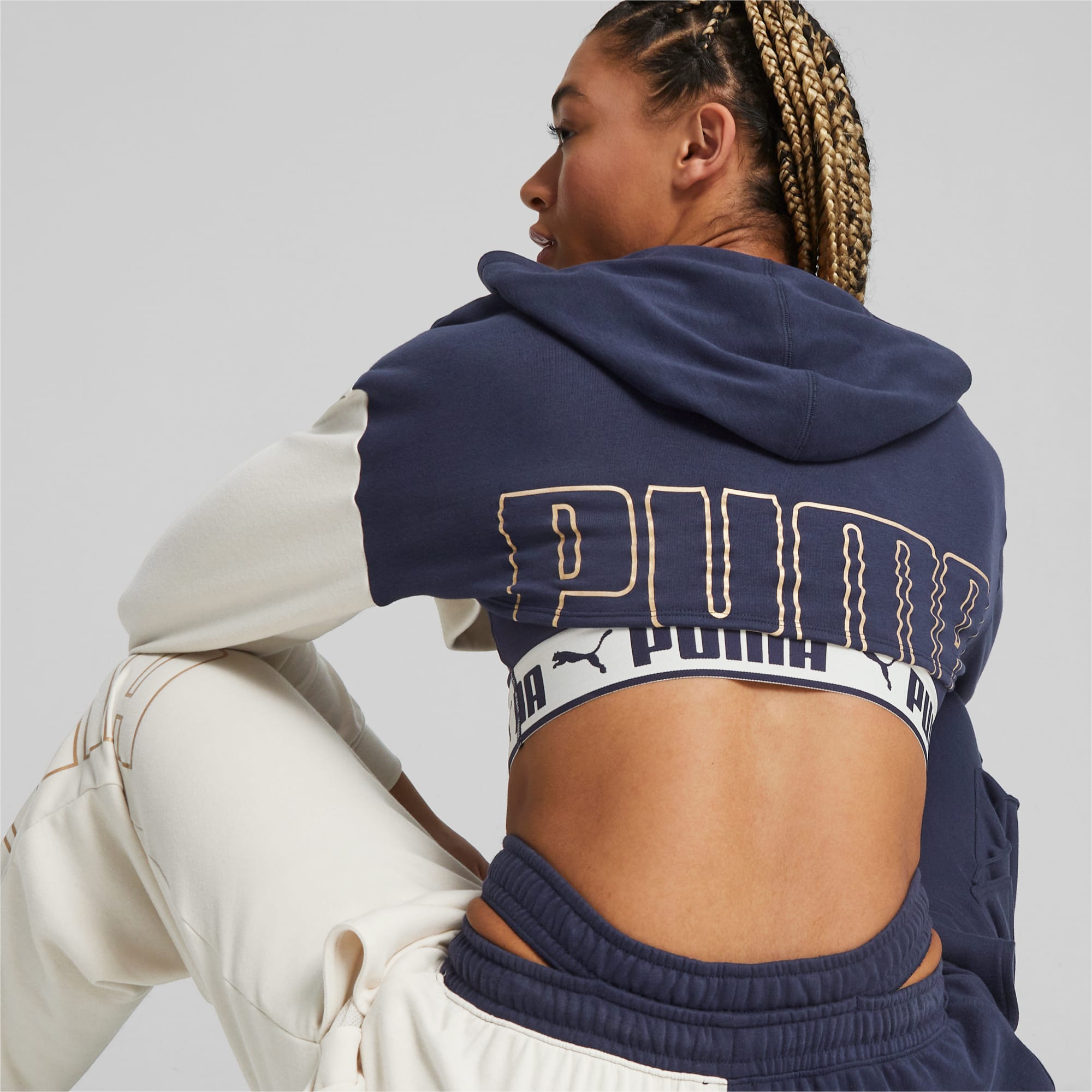 PUMA FIT MOVE Women s Cropped Training Hoodie