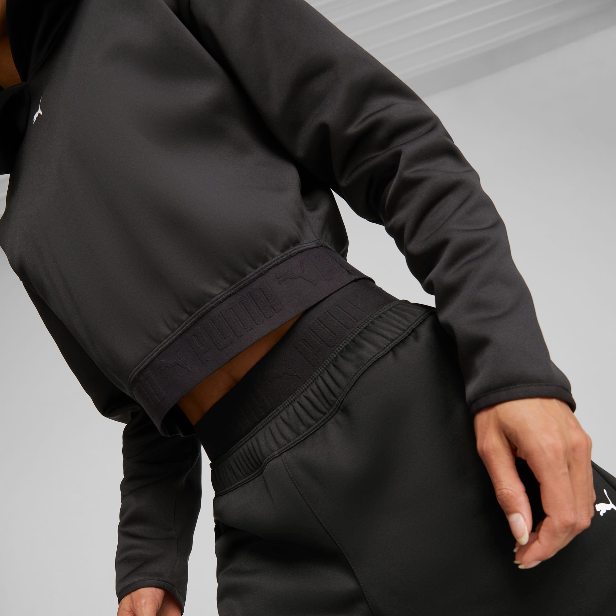 Puma fleece tracksuit womens store