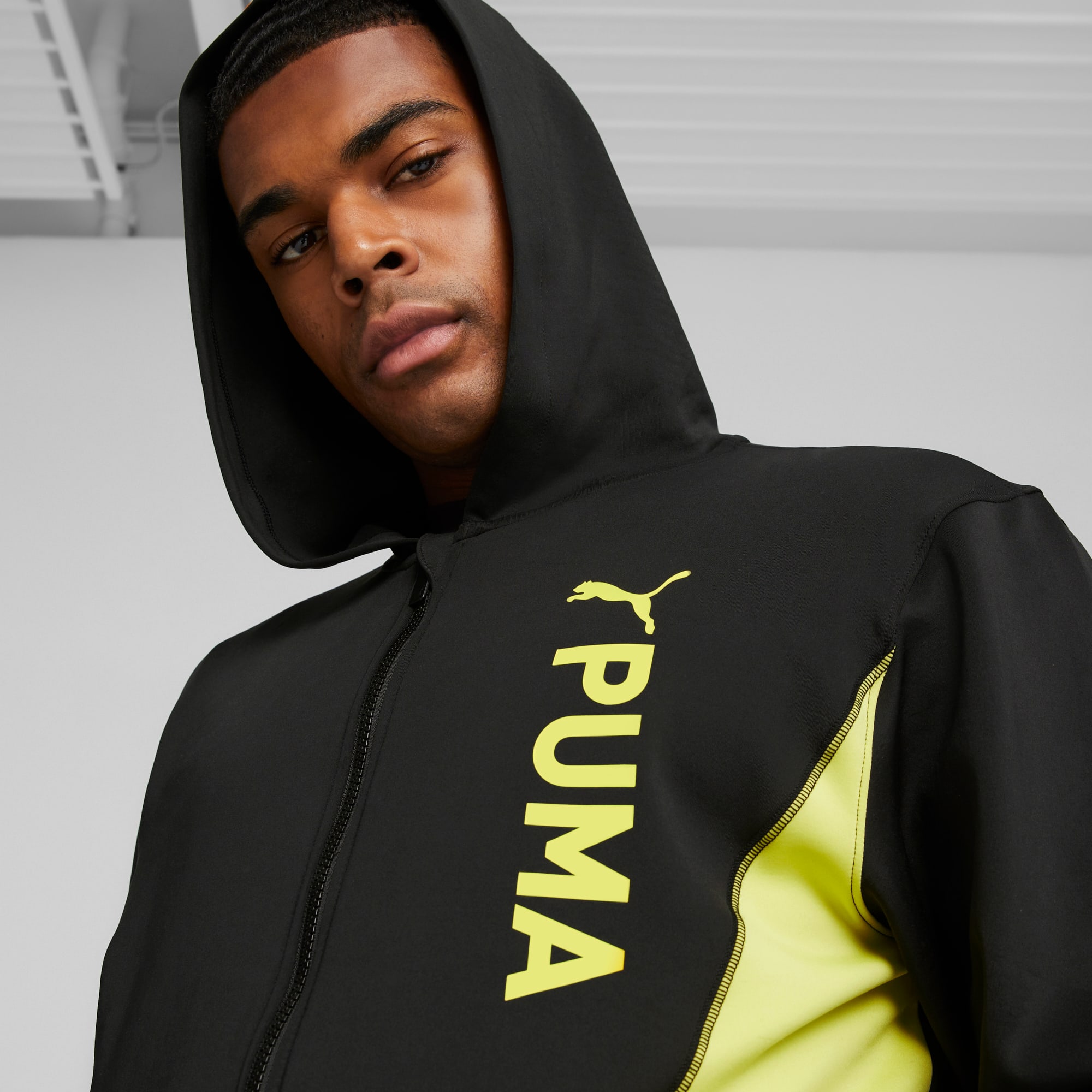 Felpa zip deals puma