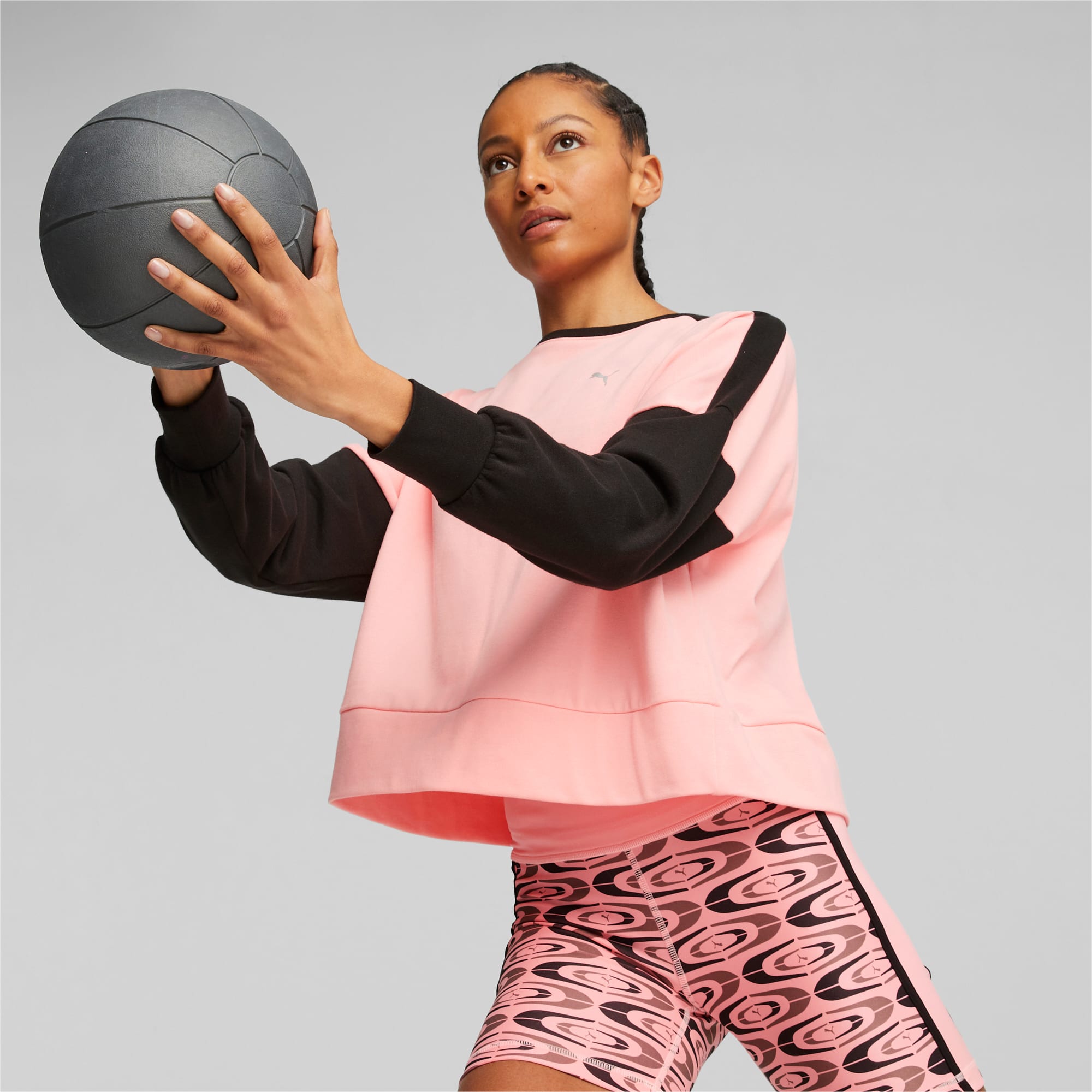 Medicine ball pullover top