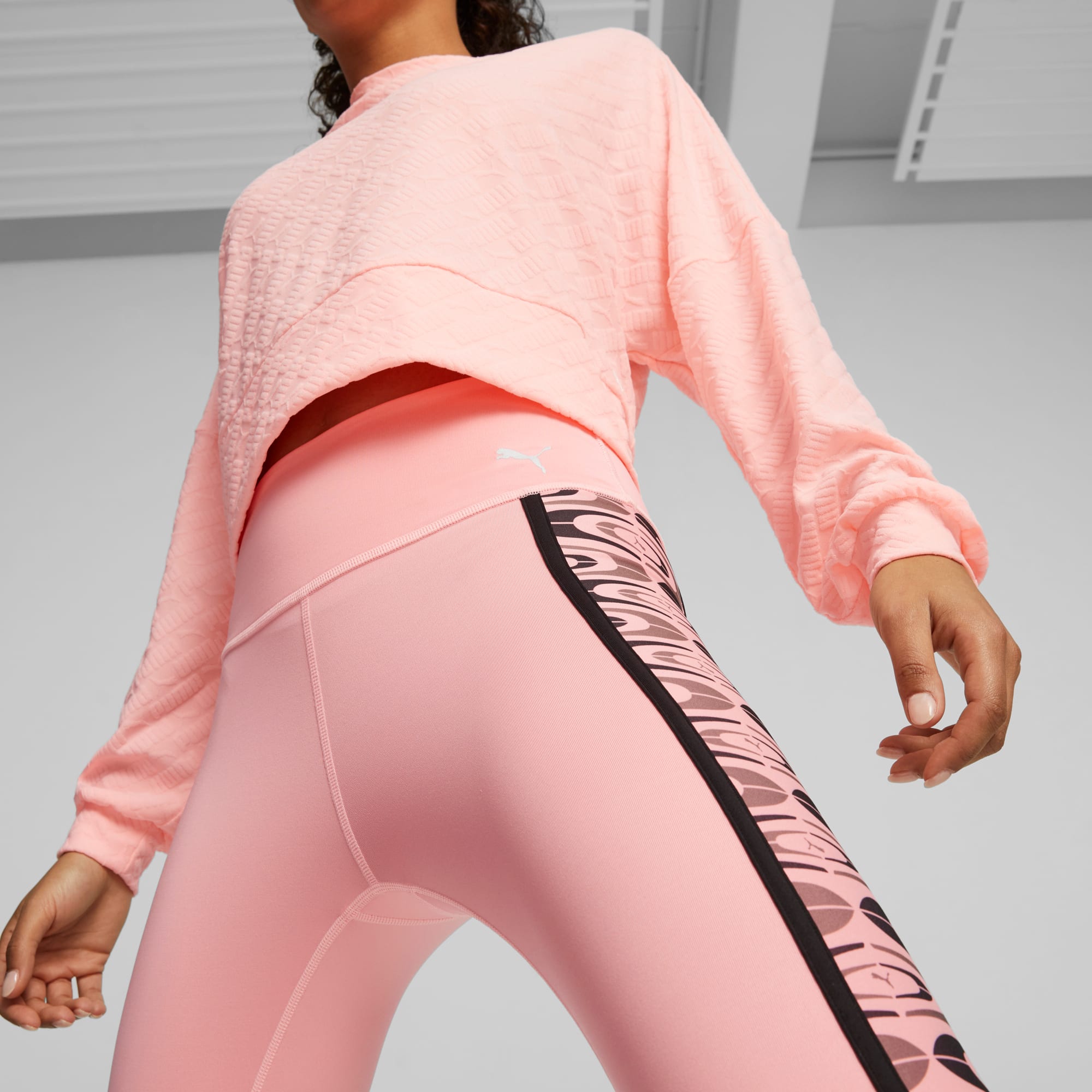 Mallas de entrenamiento de tiro alto Retro Glam para mujer PUMA