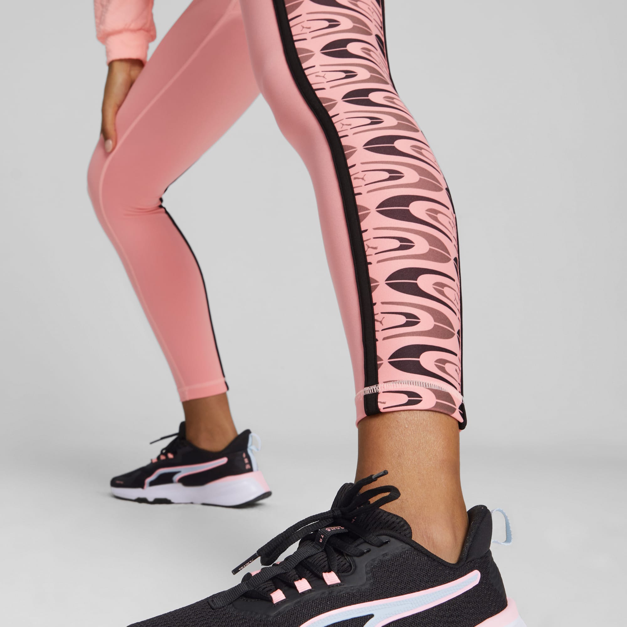 Puma SAFARI GLAM HIGH WAIST - Leggings - desert tan/beige 